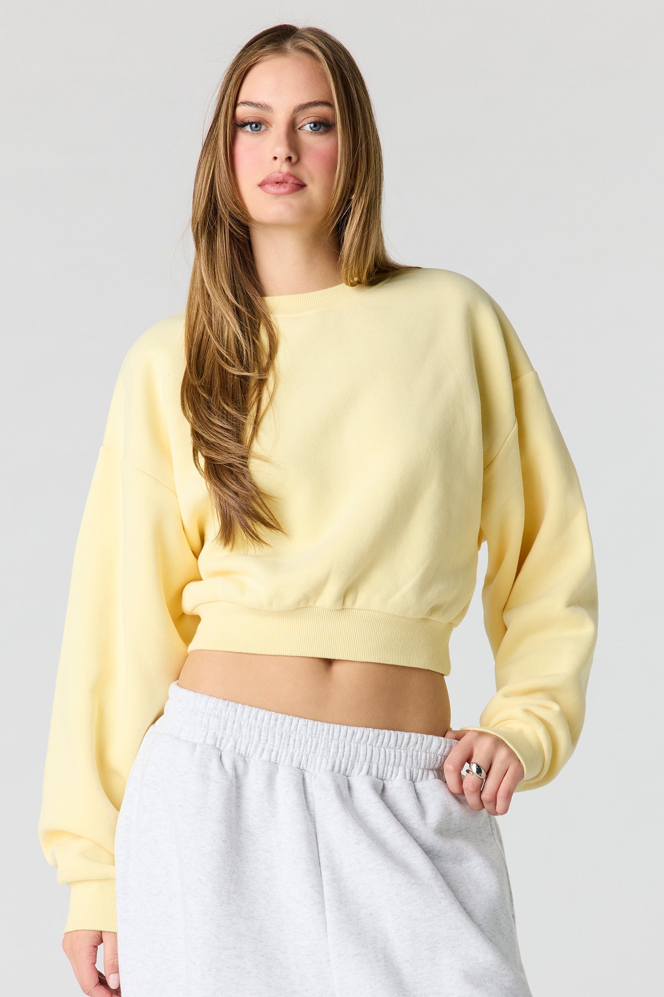 Luxe Fleece Boxy Sweatshirt