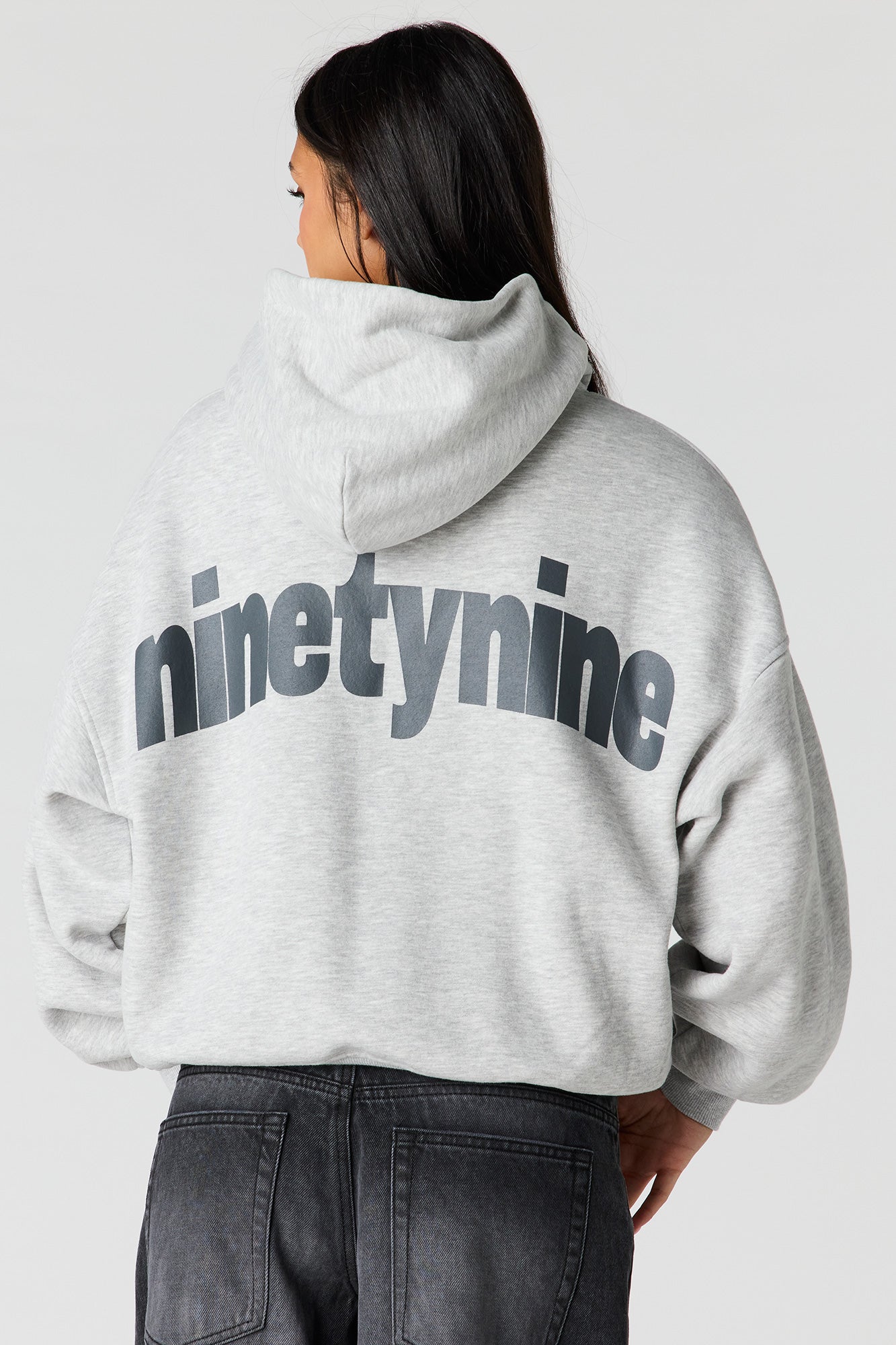 Luxe Fleece Graphic Boyfriend Hoodie