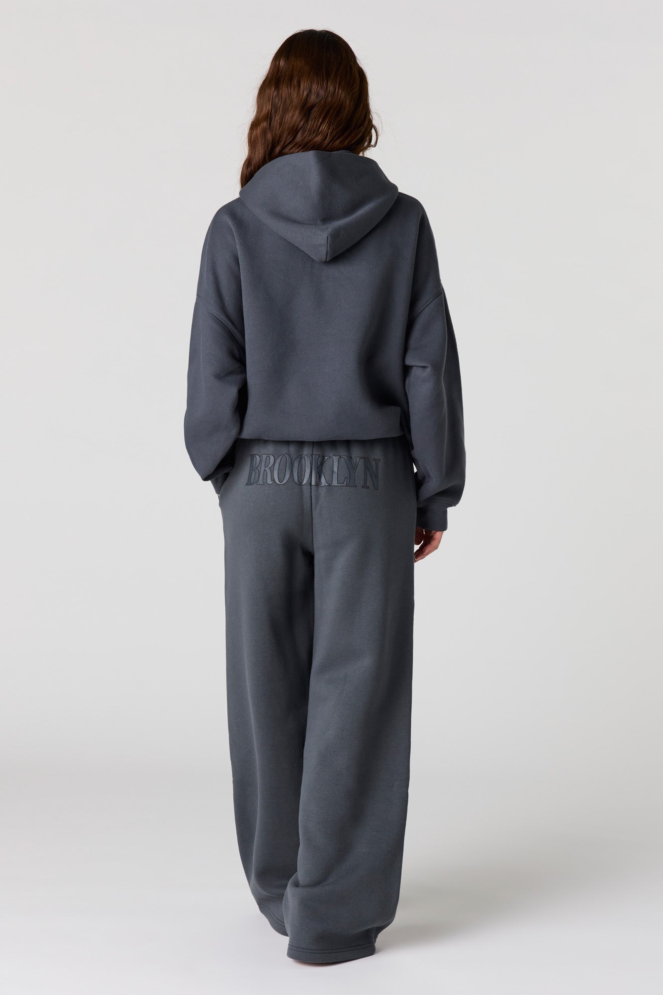 Luxe Fleece Graphic Wide Leg Sweatpant