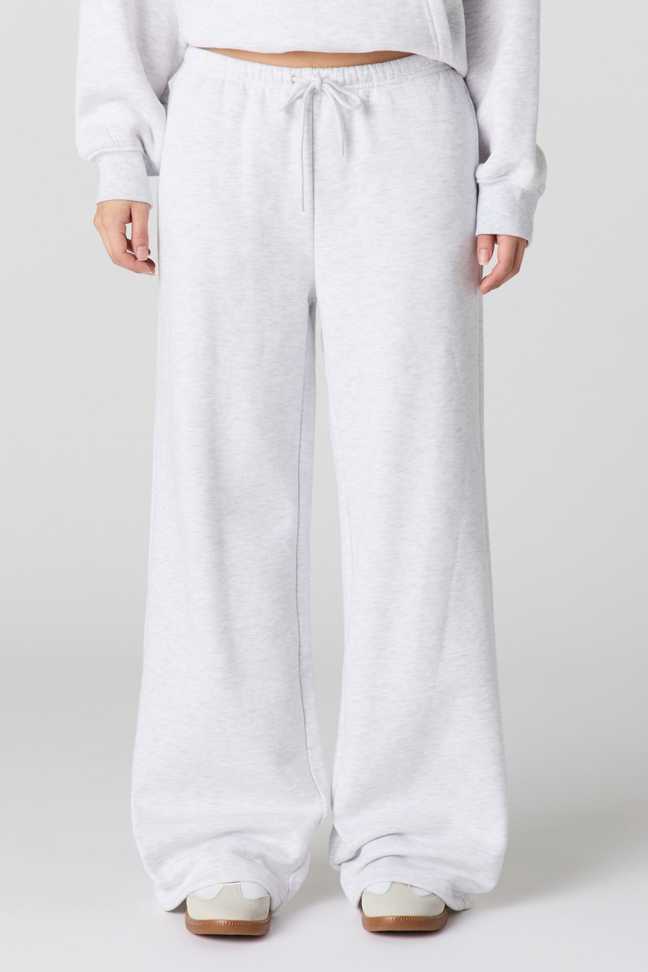Luxe Fleece Graphic Wide Leg Sweatpant