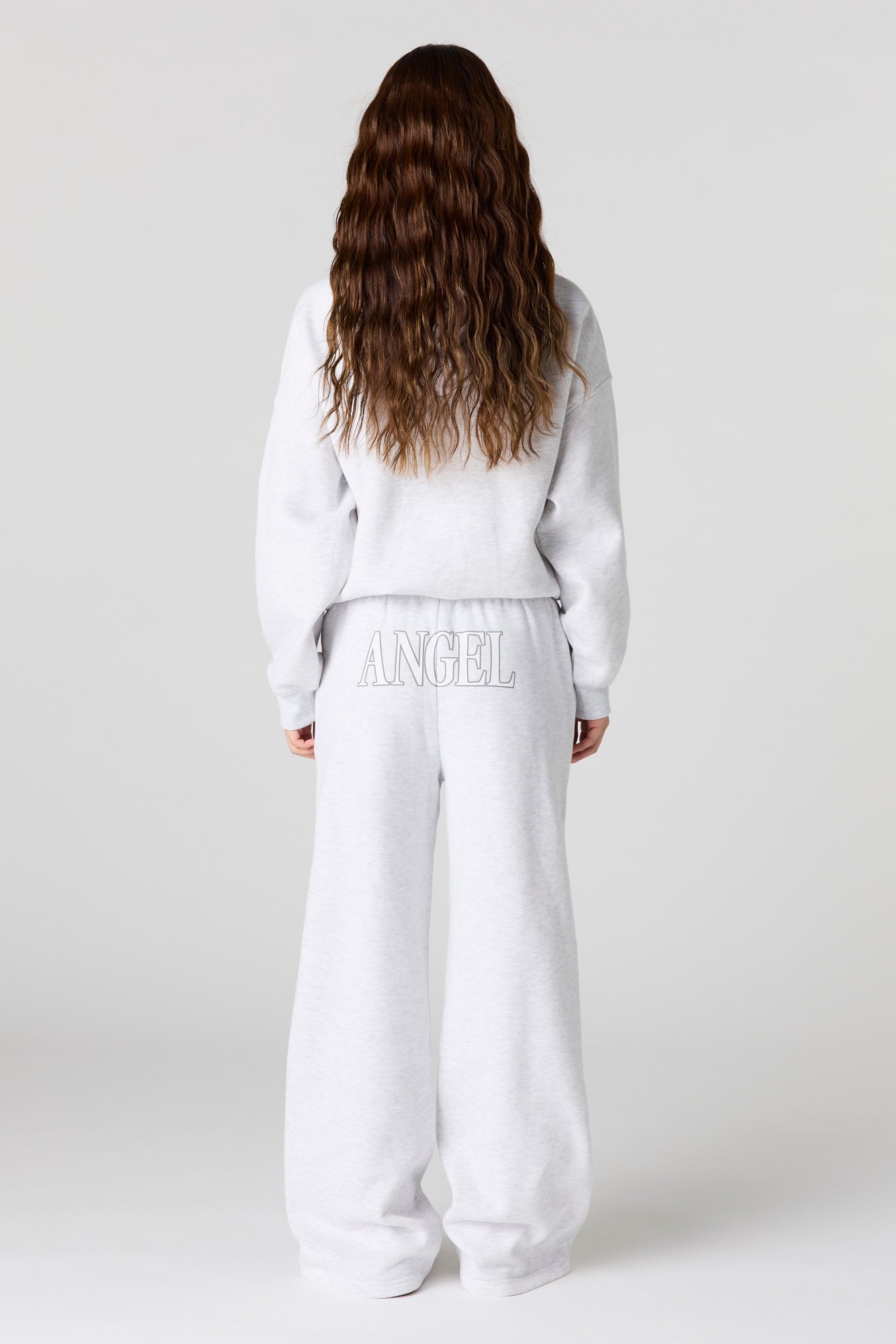 Luxe Fleece Graphic Wide Leg Sweatpant