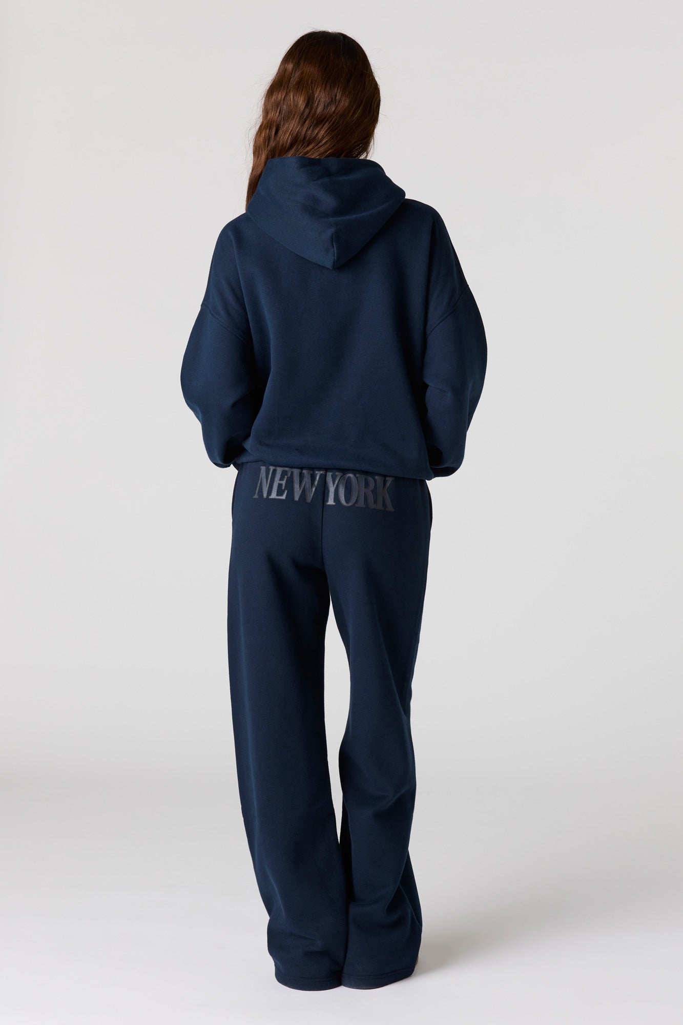 Luxe Fleece Graphic Wide Leg Sweatpant