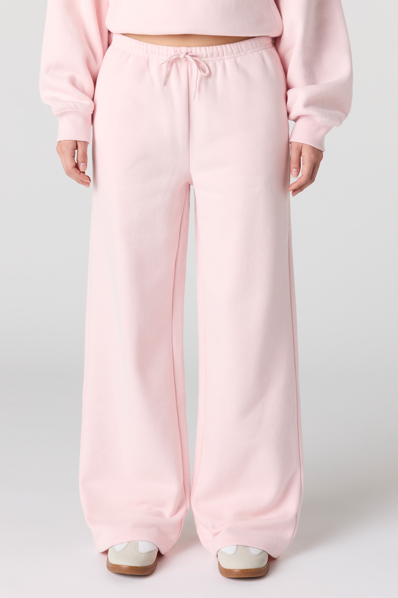 Luxe Fleece Graphic Wide Leg Sweatpant