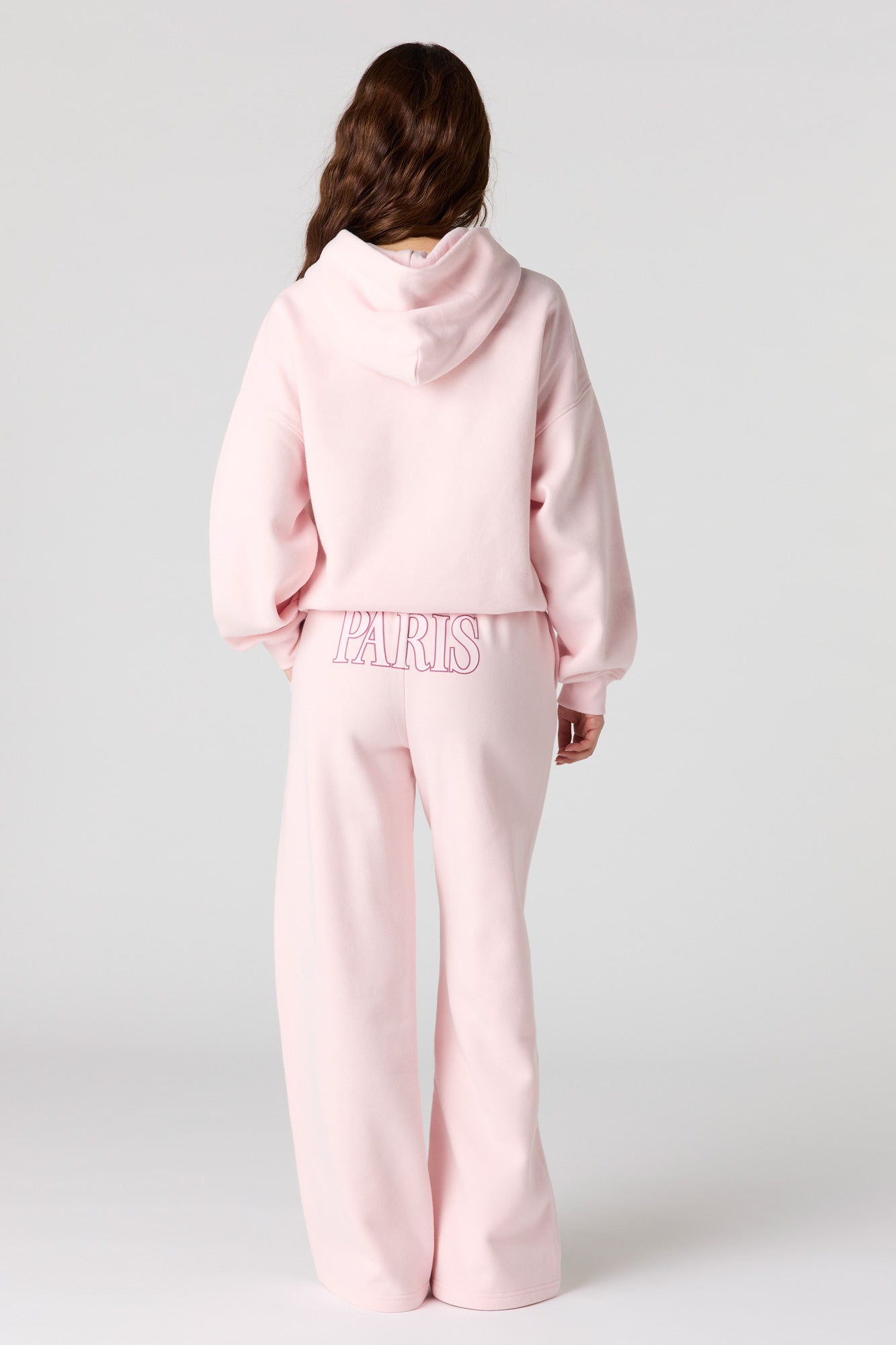 Luxe Fleece Graphic Wide Leg Sweatpant