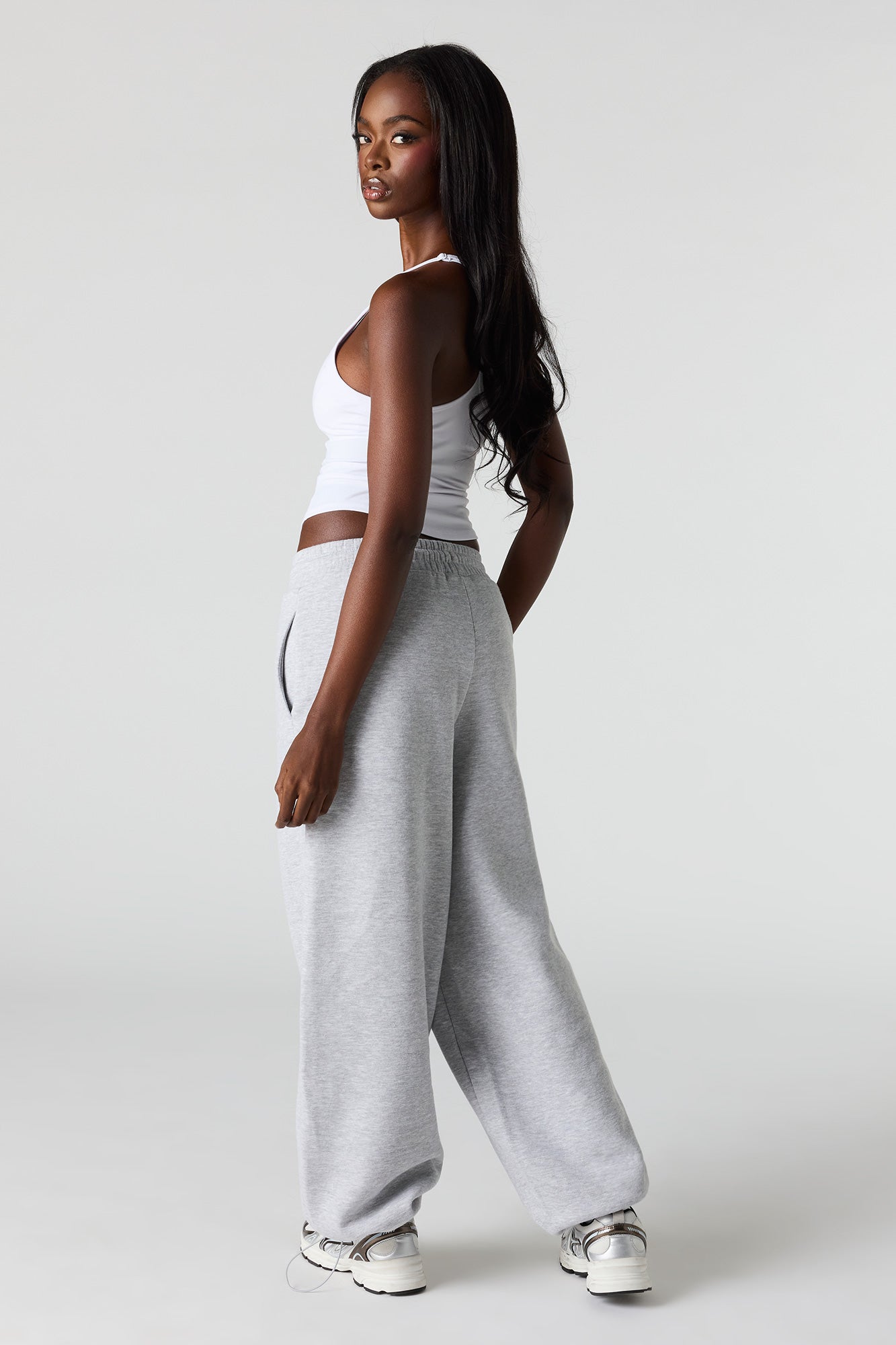 Luxe Fleece Barrel Jogger