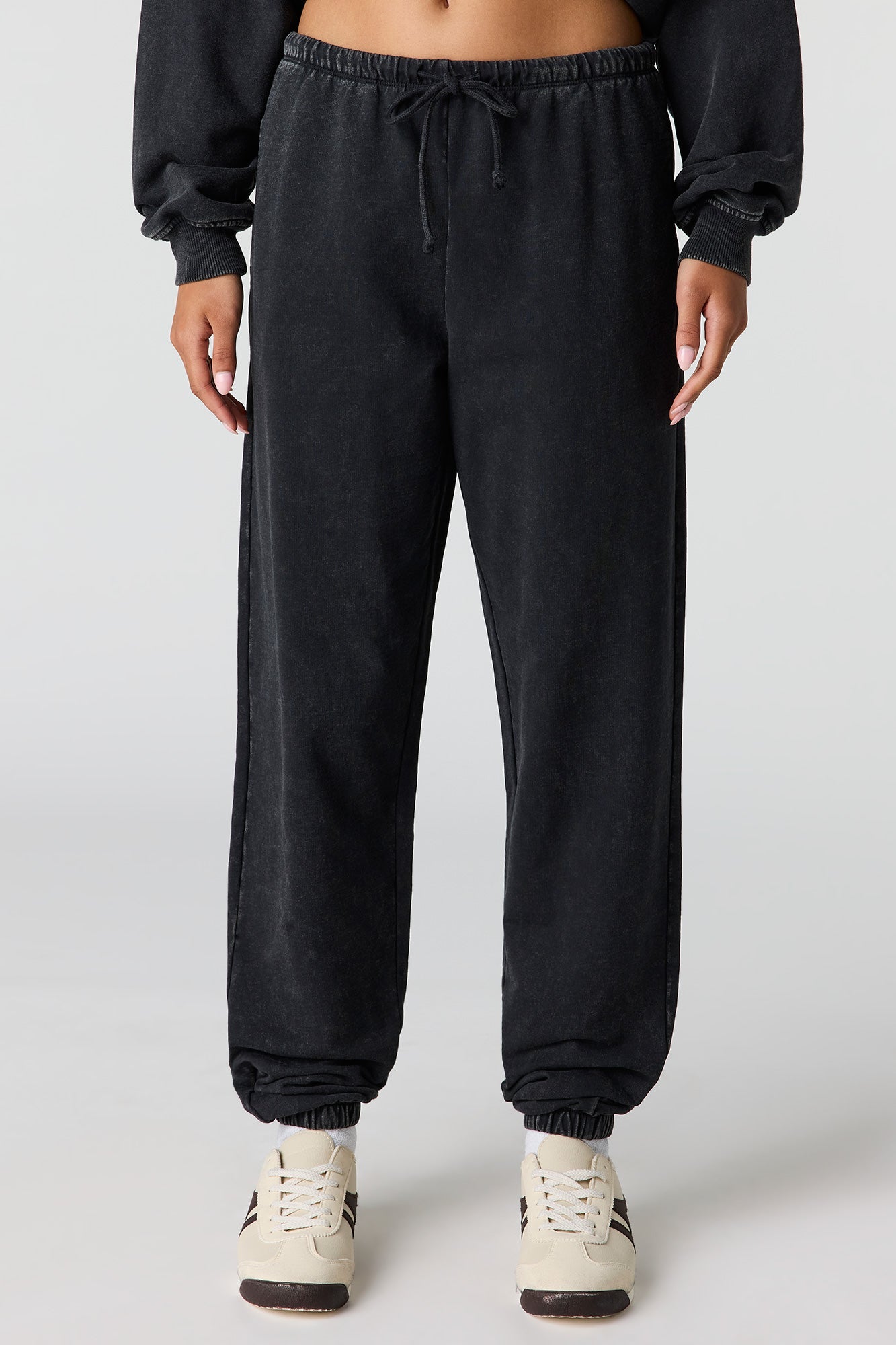 Luxe Fleece Washed Low Rise Jogger