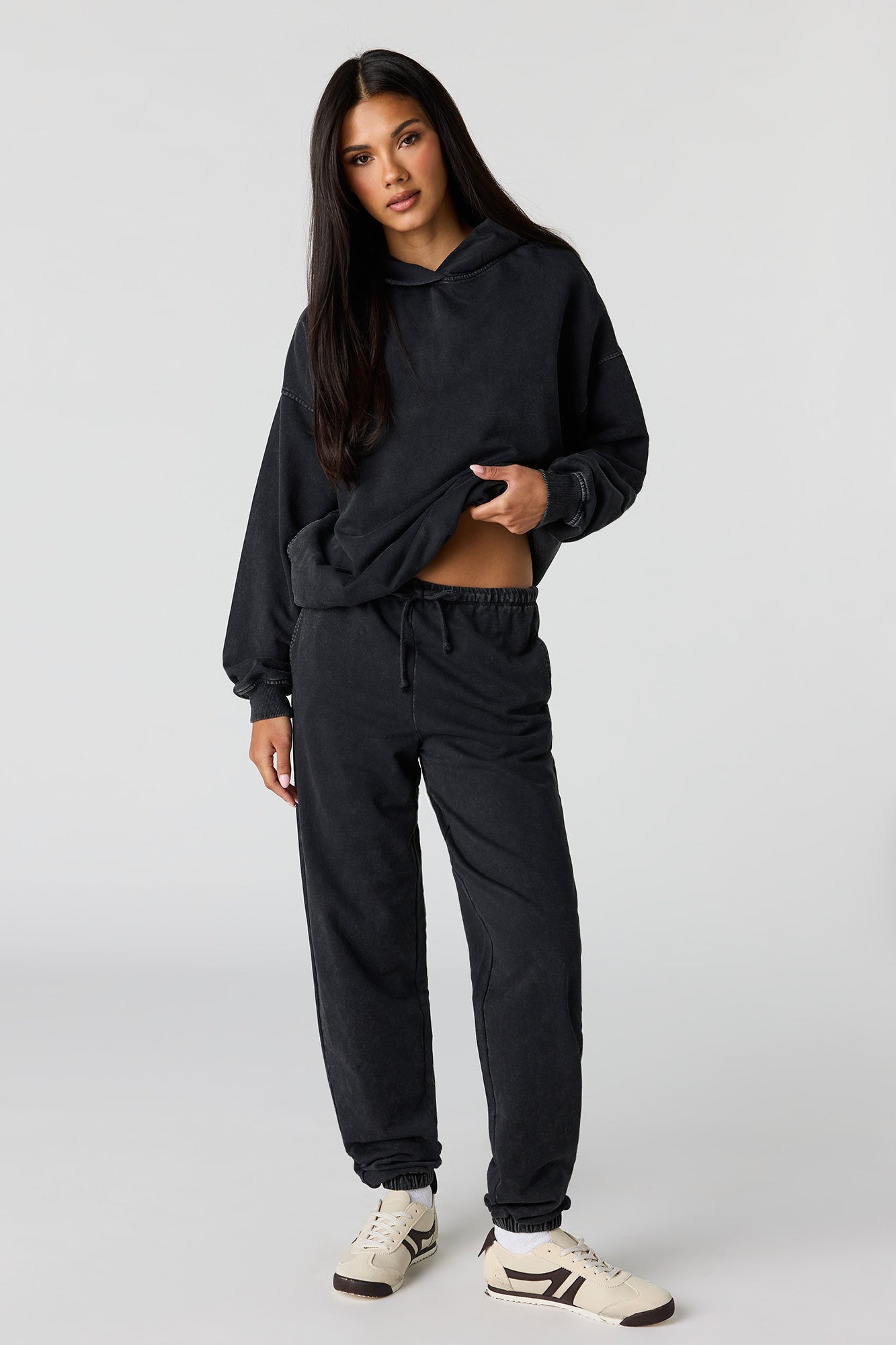 Luxe Fleece Washed Low Rise Jogger