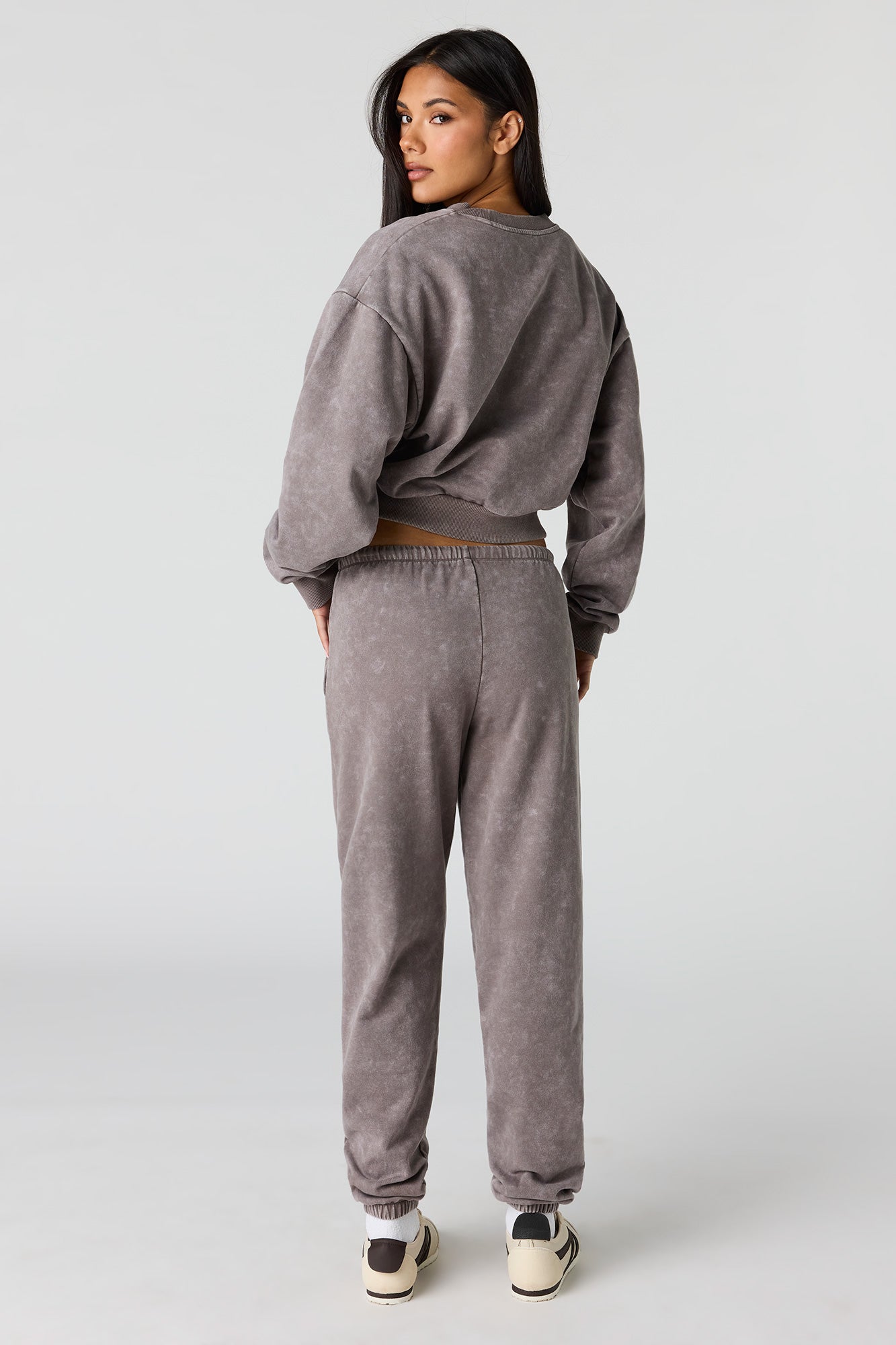 Luxe Fleece Washed Low Rise Jogger