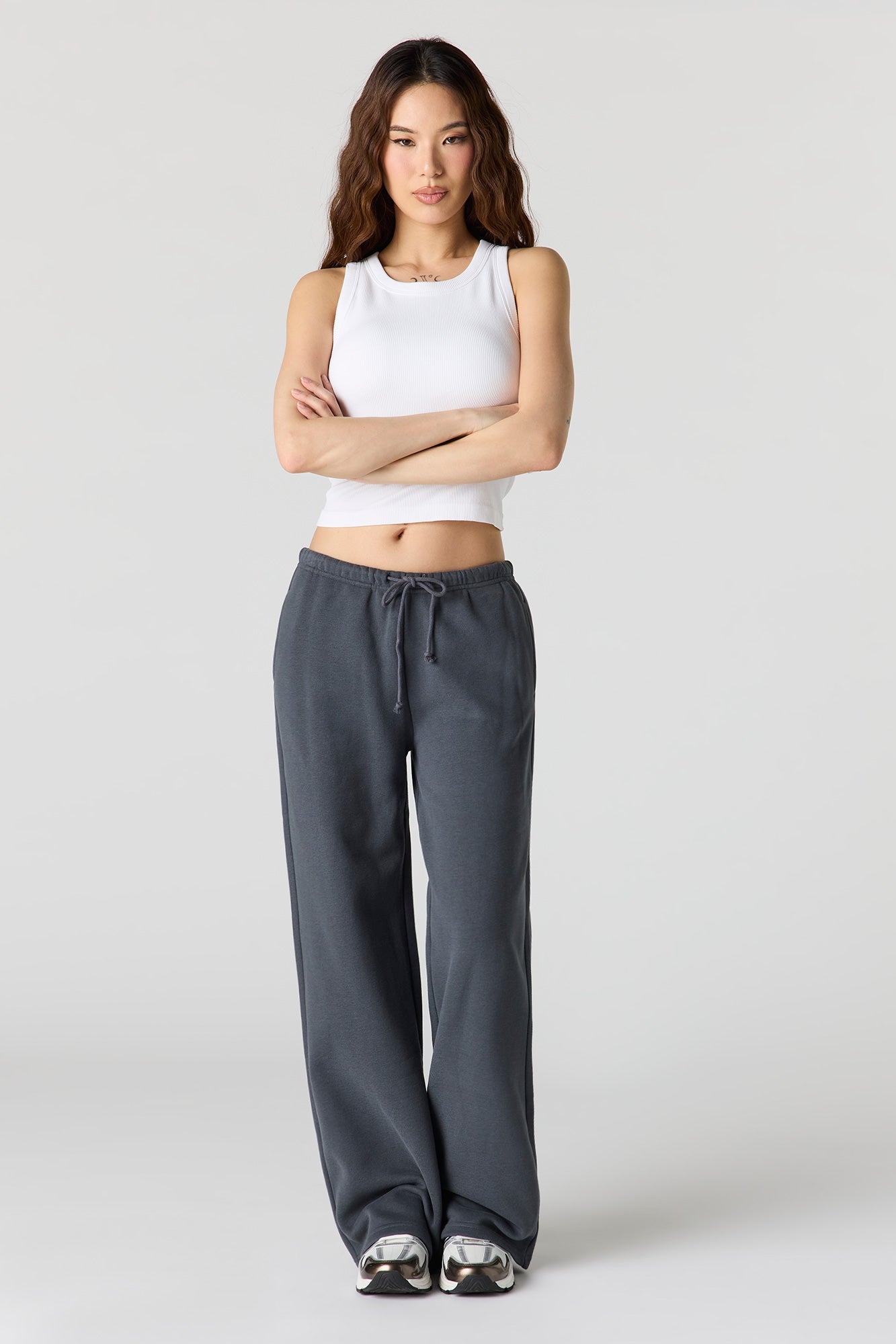 Luxe Fleece Wide Leg Sweatpant