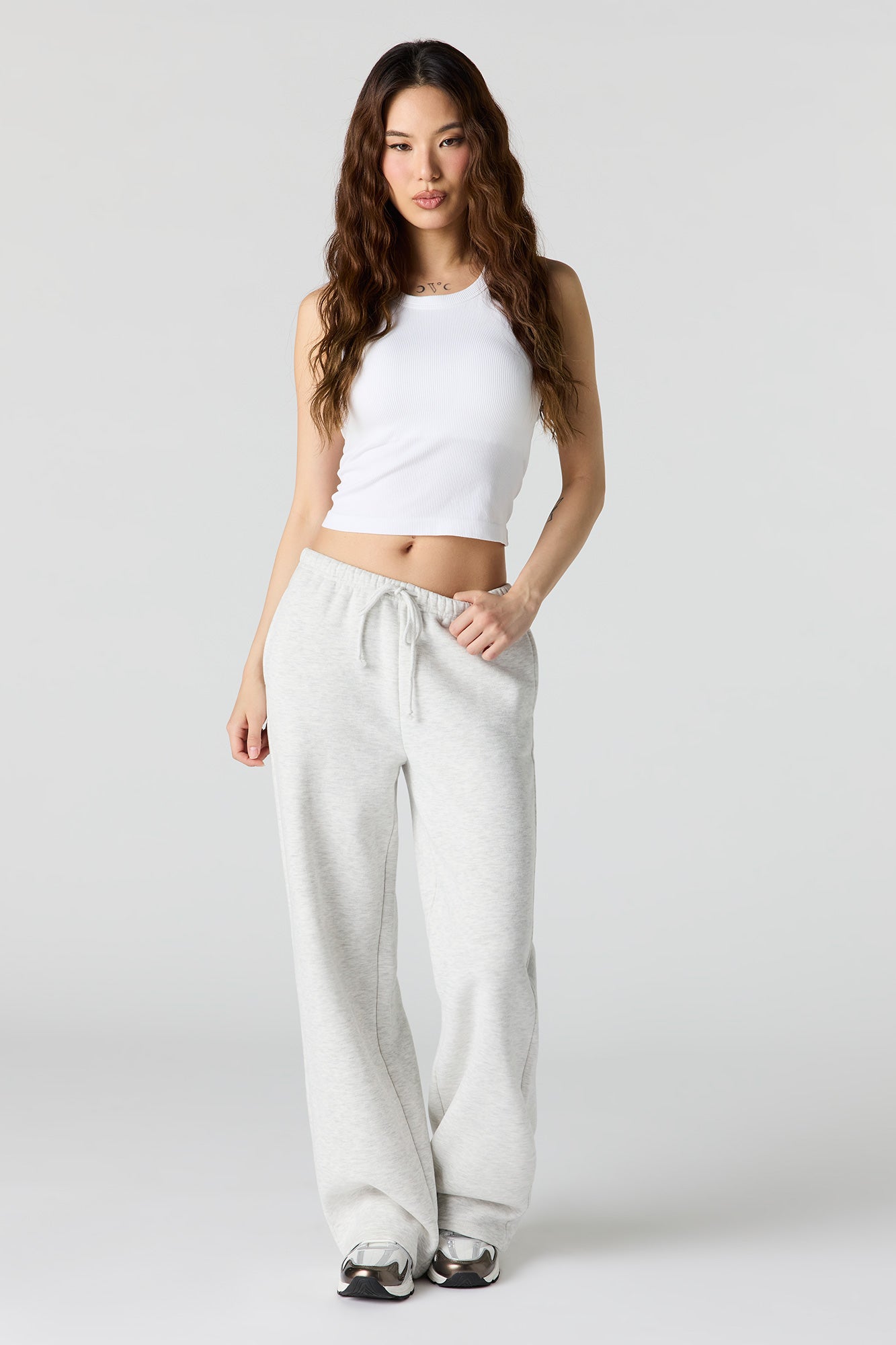 Luxe Fleece Wide Leg Sweatpant
