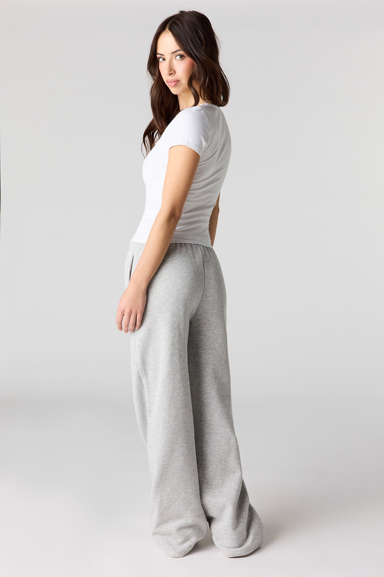 Luxe Fleece Wide Leg Sweatpant