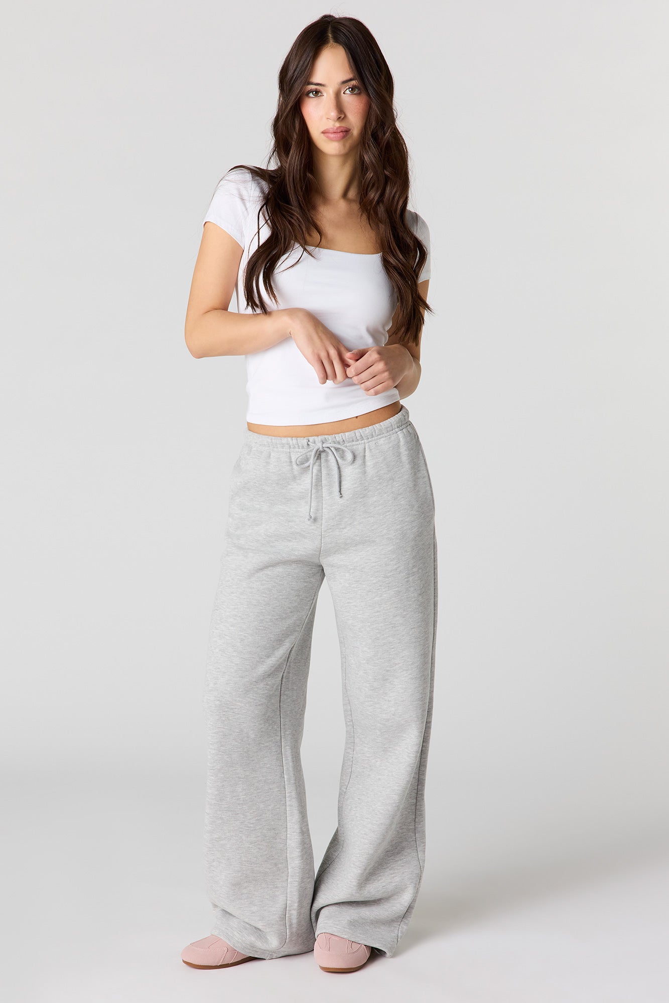 Luxe Fleece Wide Leg Sweatpant