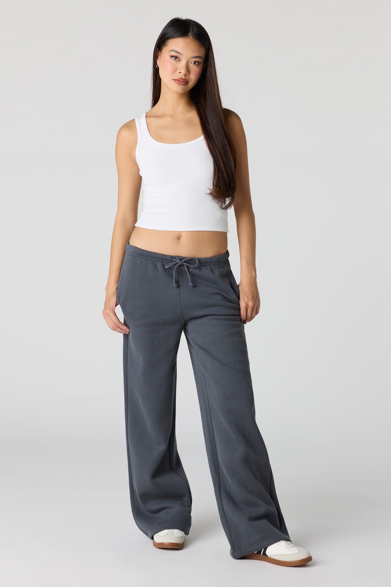 Luxe Fleece Wide Leg Sweatpant