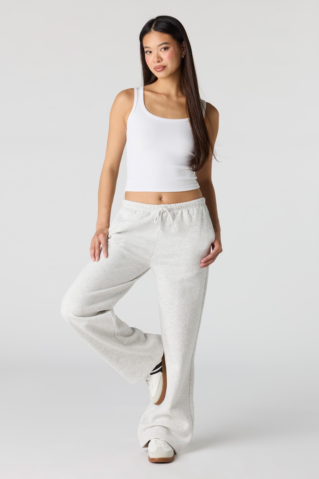 Luxe Fleece Wide Leg Sweatpant