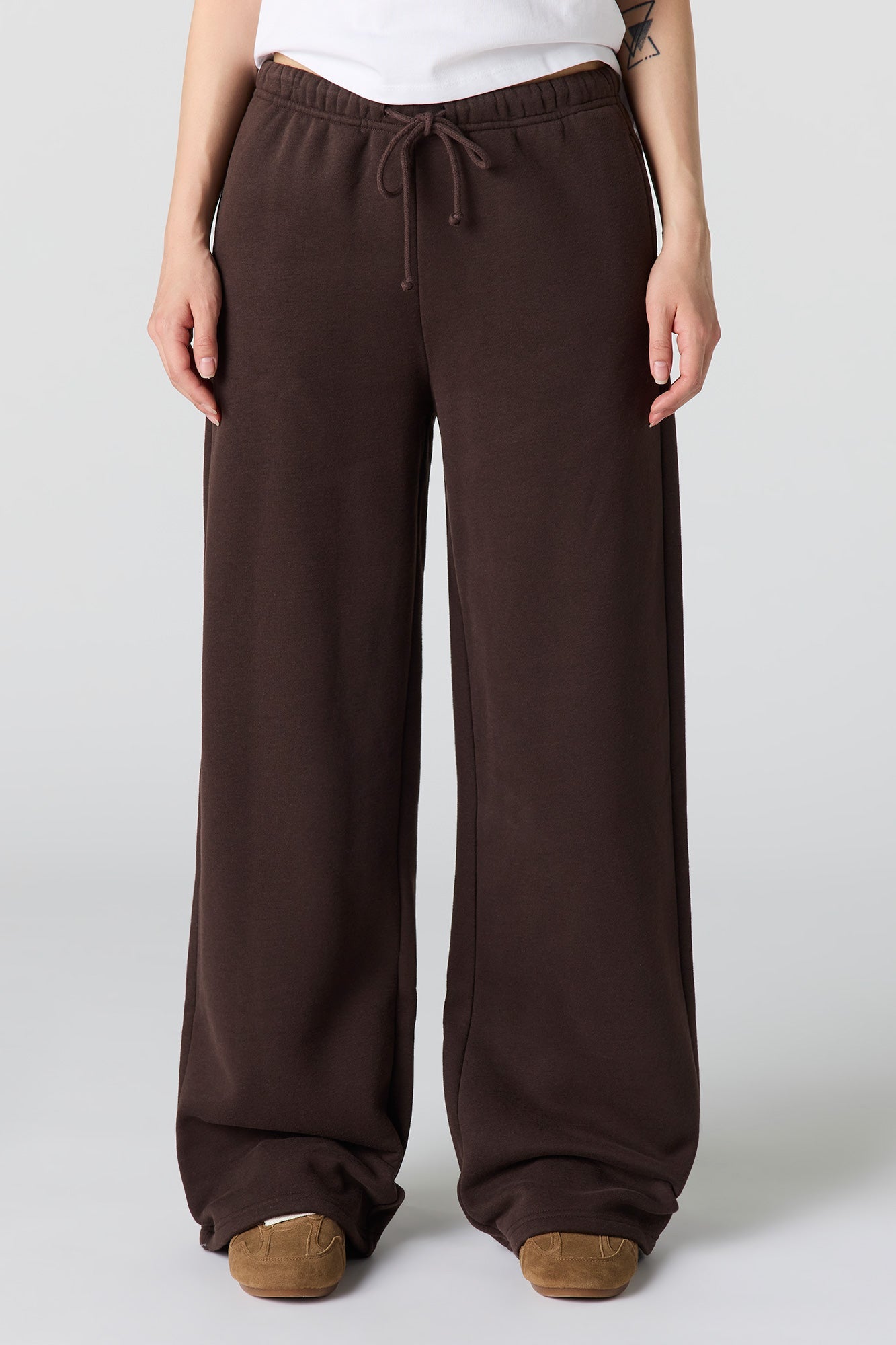 Luxe Fleece Wide Leg Sweatpant