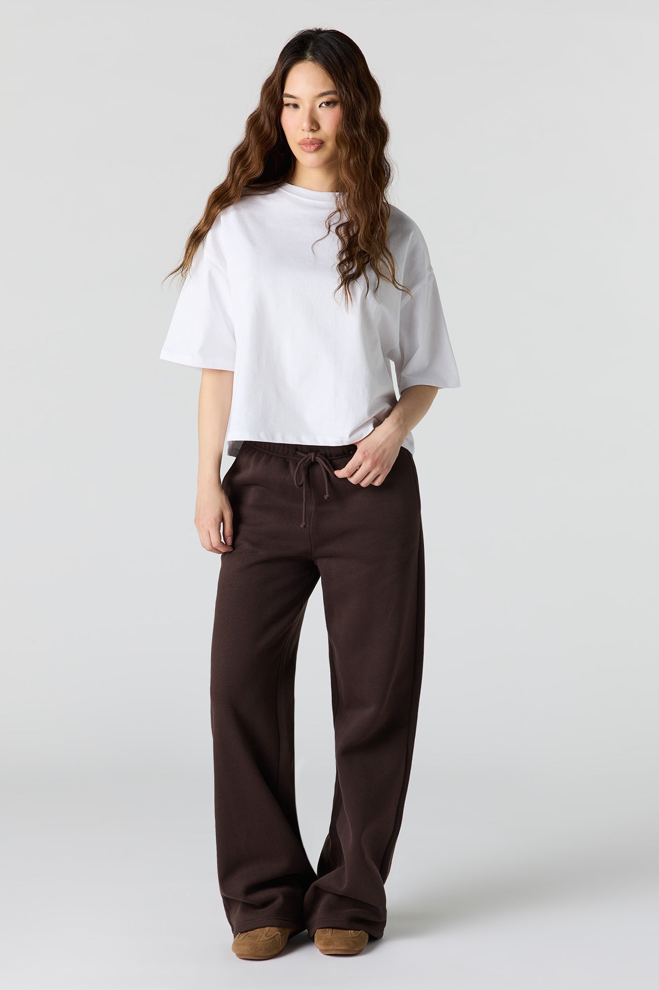 Luxe Fleece Wide Leg Sweatpant