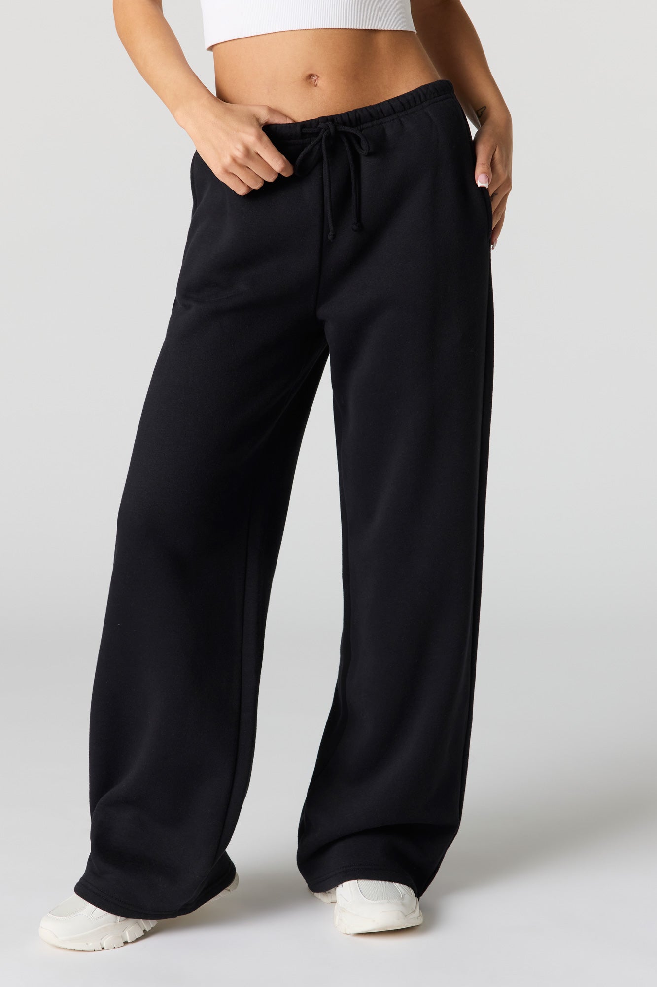 Luxe Fleece Wide Leg Sweatpant
