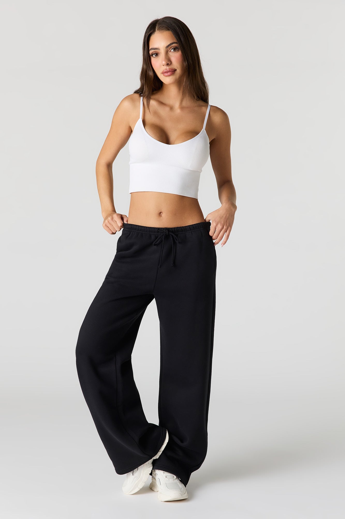Luxe Fleece Wide Leg Sweatpant