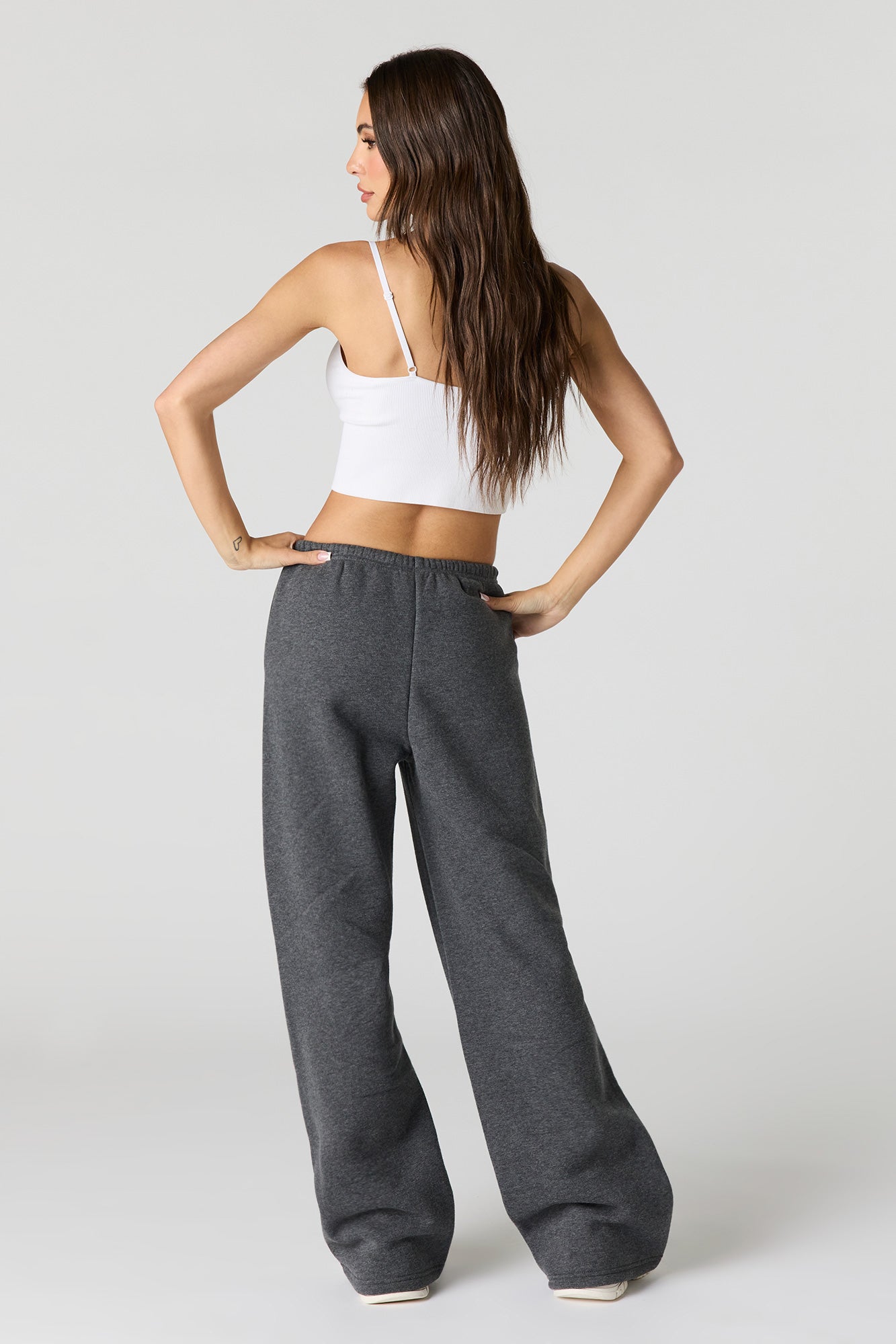 Luxe Fleece Wide Leg Sweatpant