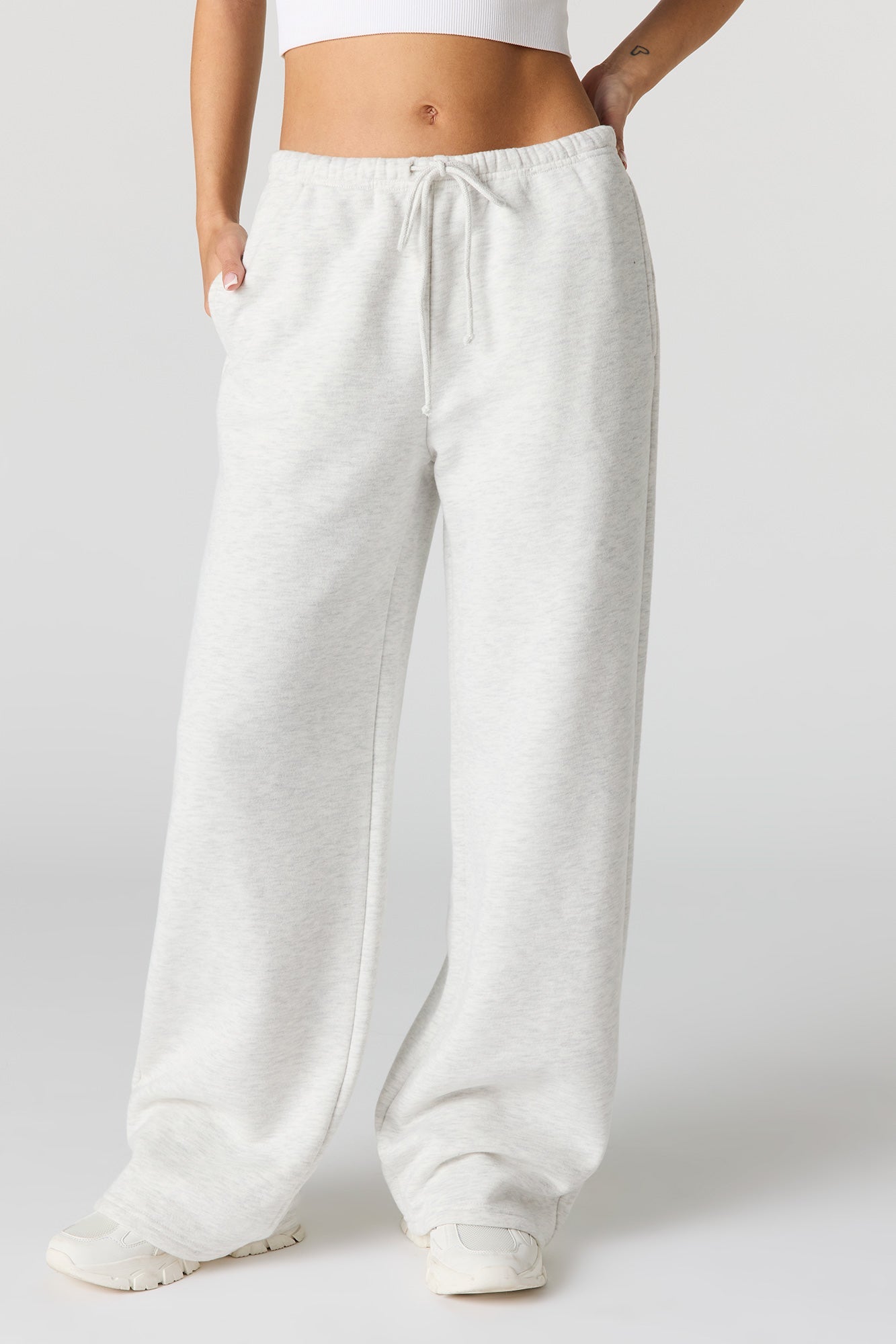 Luxe Fleece Wide Leg Sweatpant