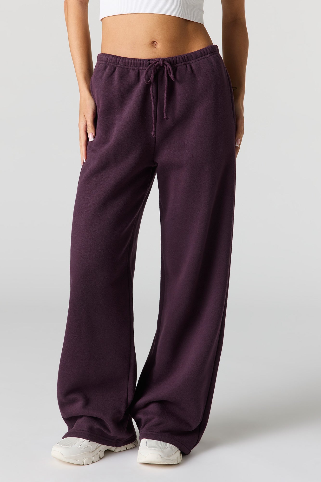 Luxe Fleece Wide Leg Sweatpant