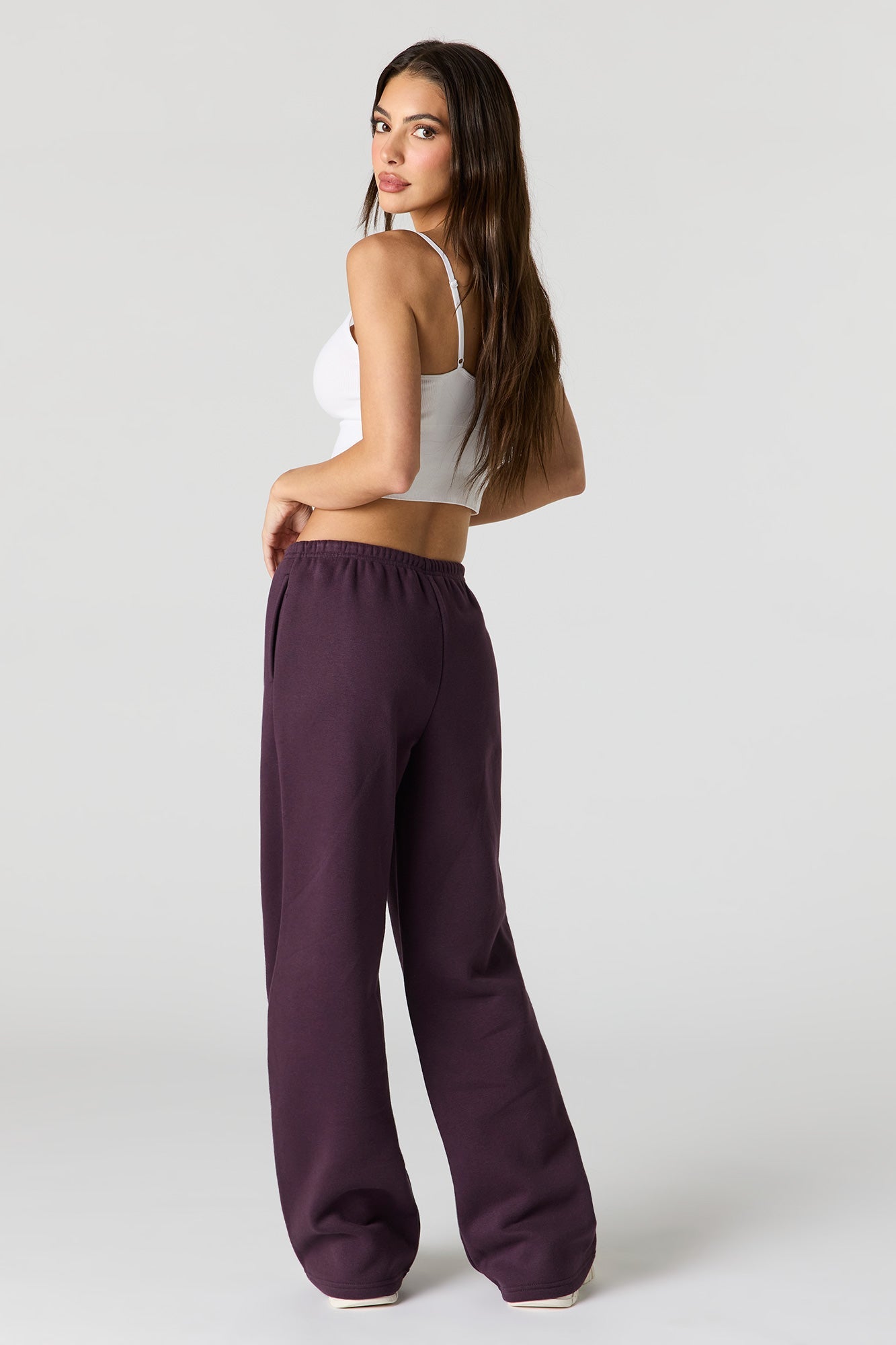 Luxe Fleece Wide Leg Sweatpant