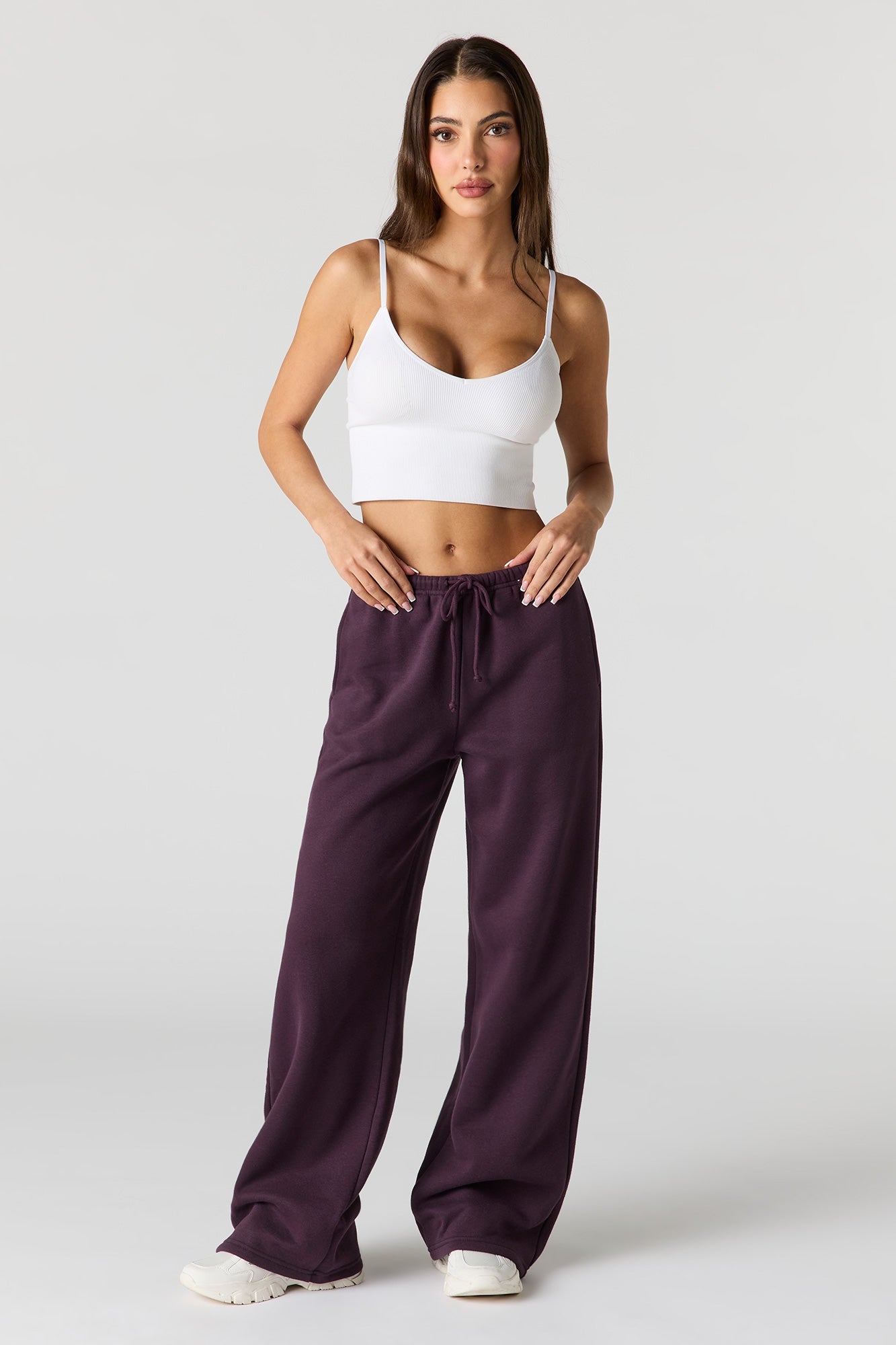 Luxe Fleece Wide Leg Sweatpant