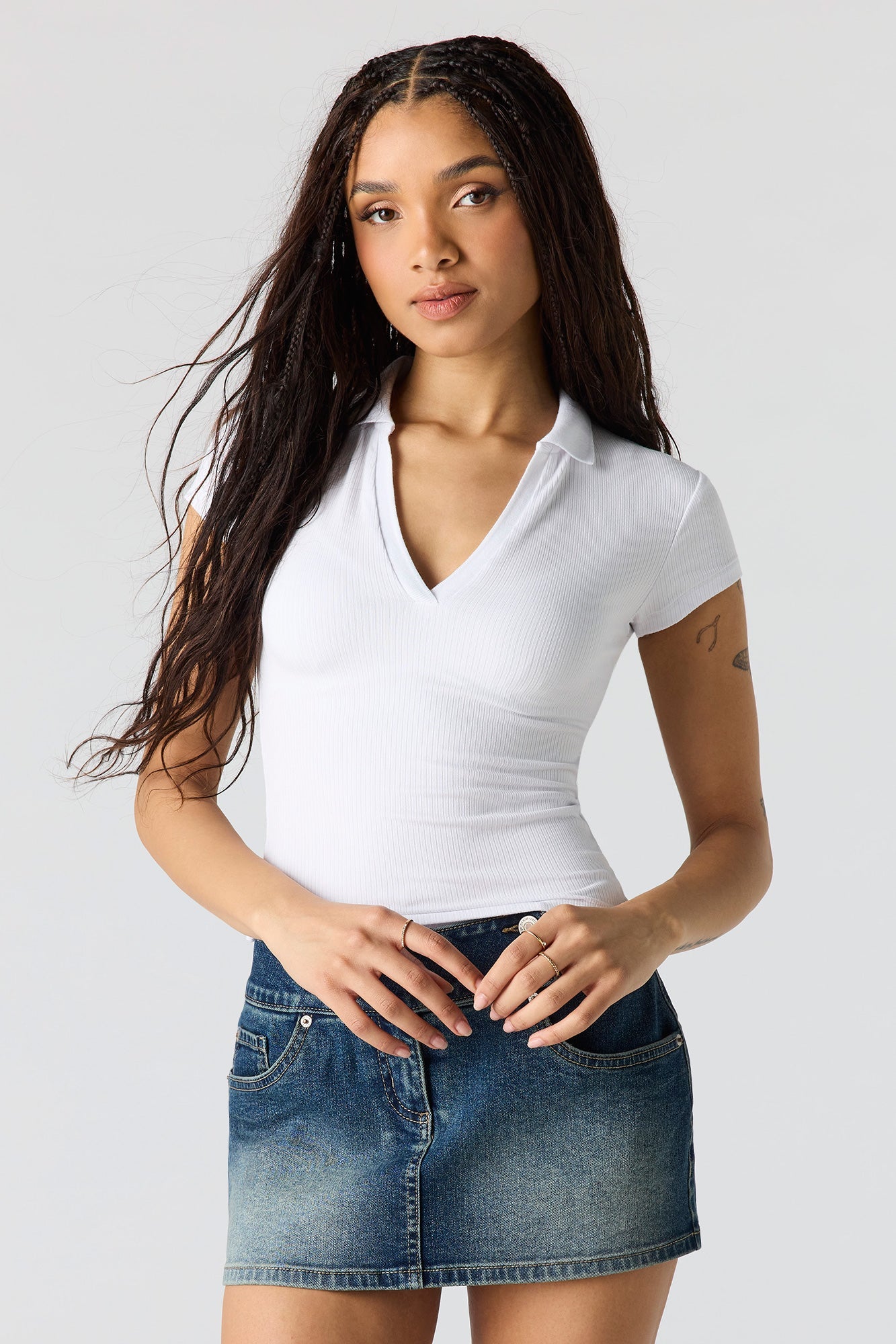 Ribbed Polo