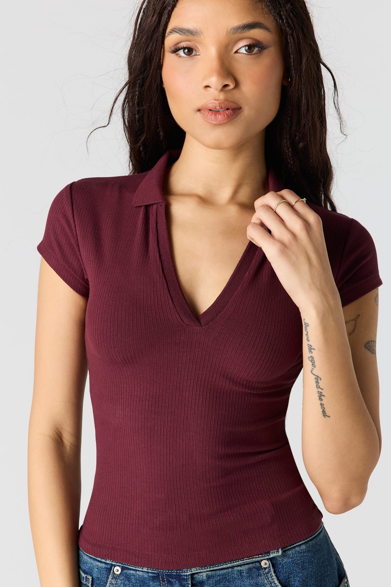 Ribbed Polo