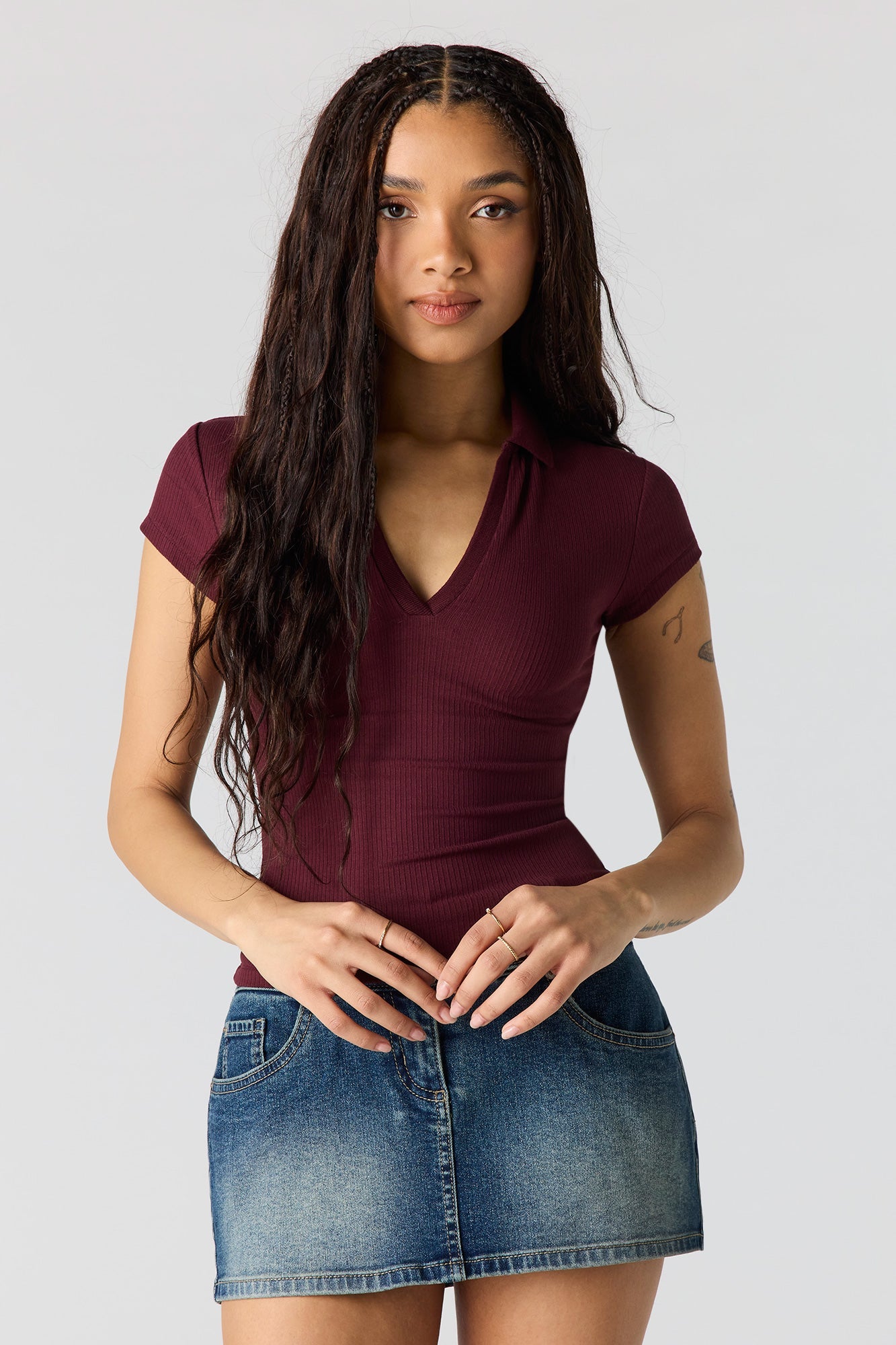 Ribbed Polo
