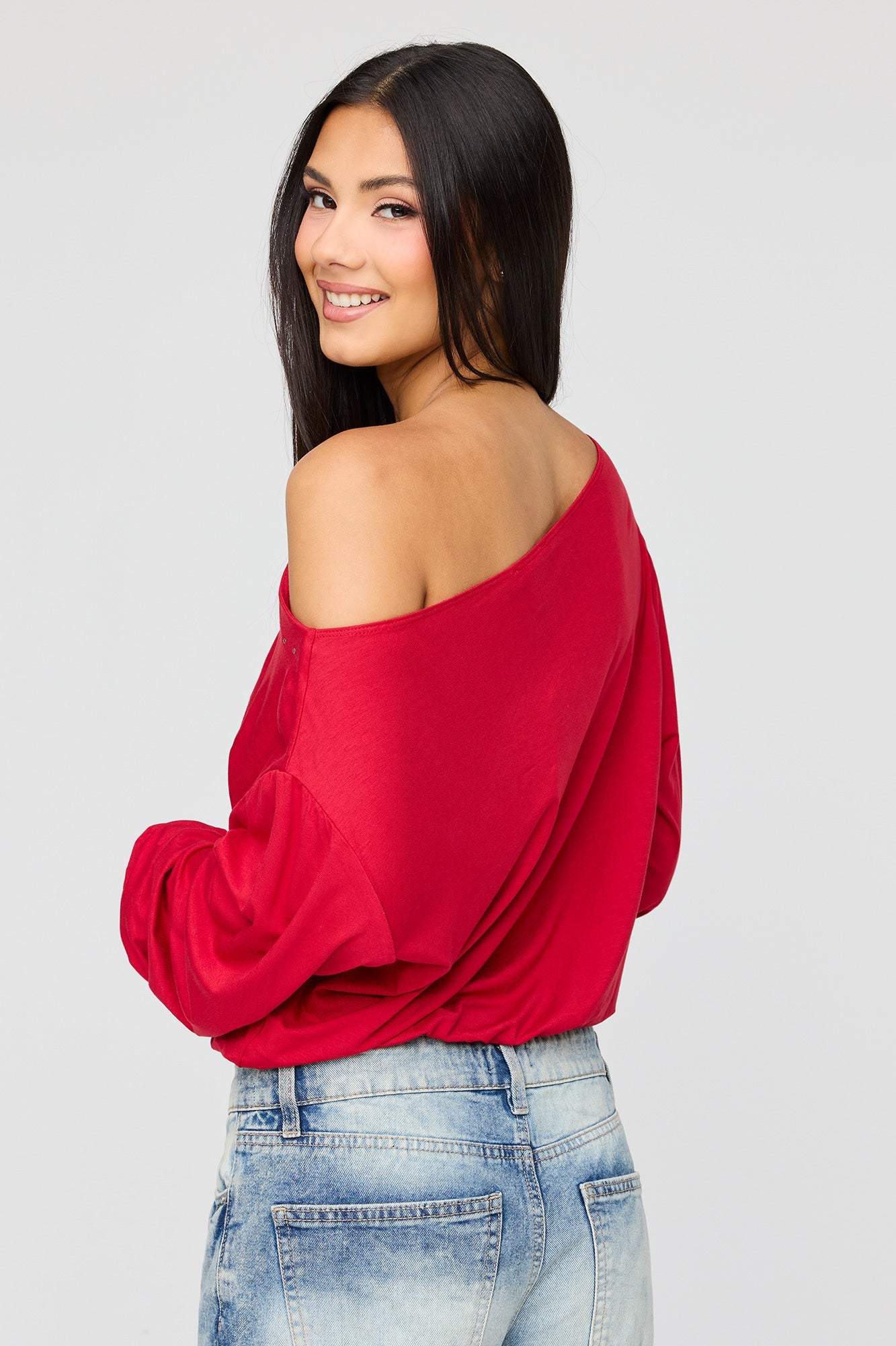 Studded Off Shoulder Top
