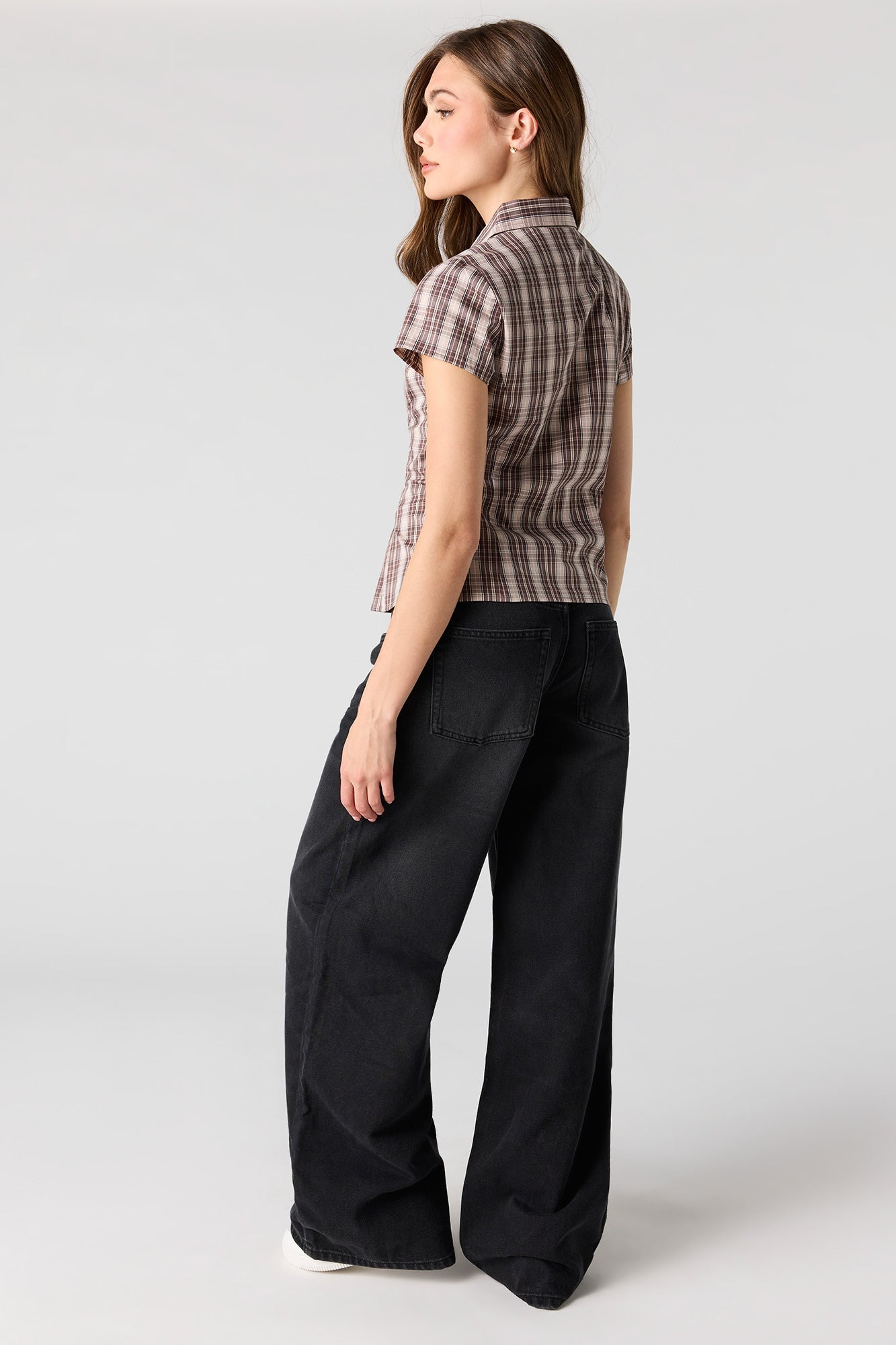 London Low-Rise Super Baggy Belted Jean