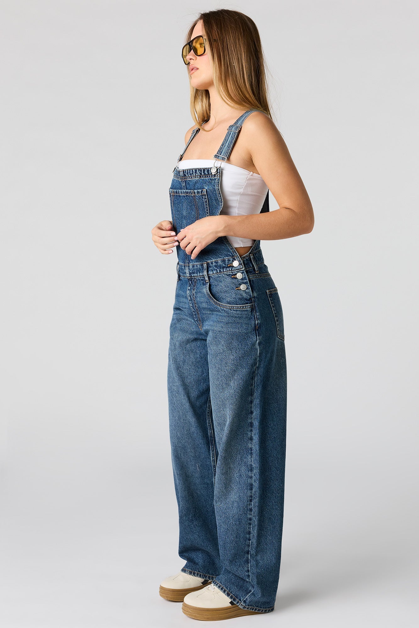 Straight Denim Overall