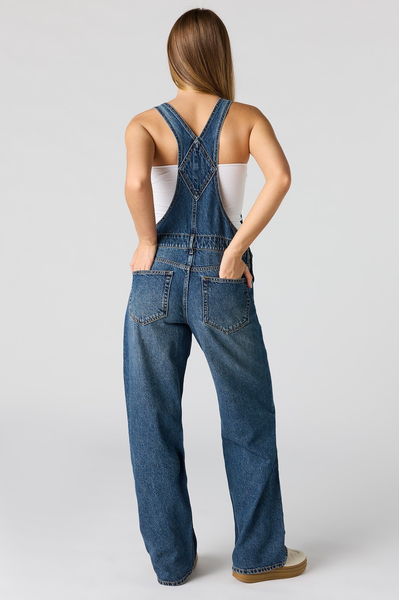Straight Denim Overall