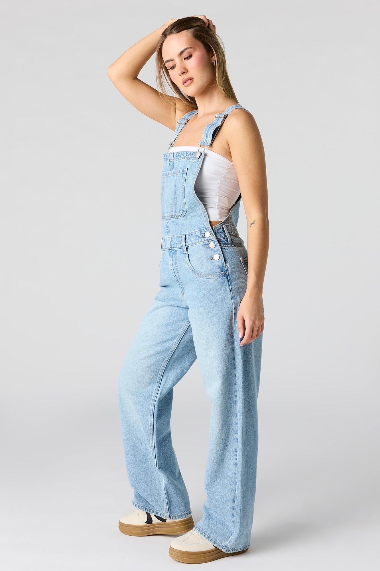 Straight Denim Overall