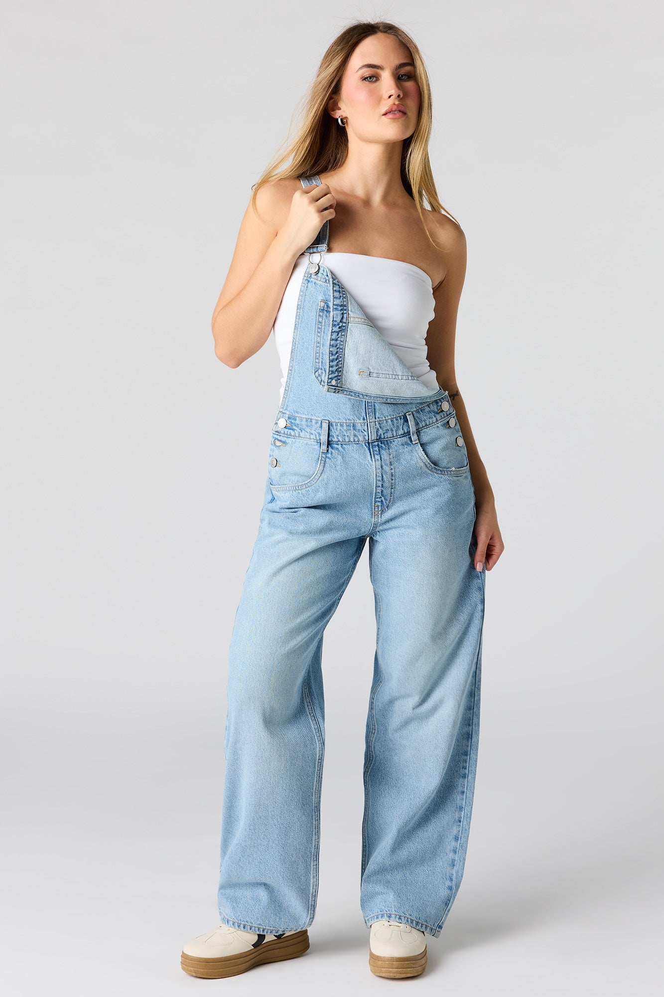 Straight Denim Overall