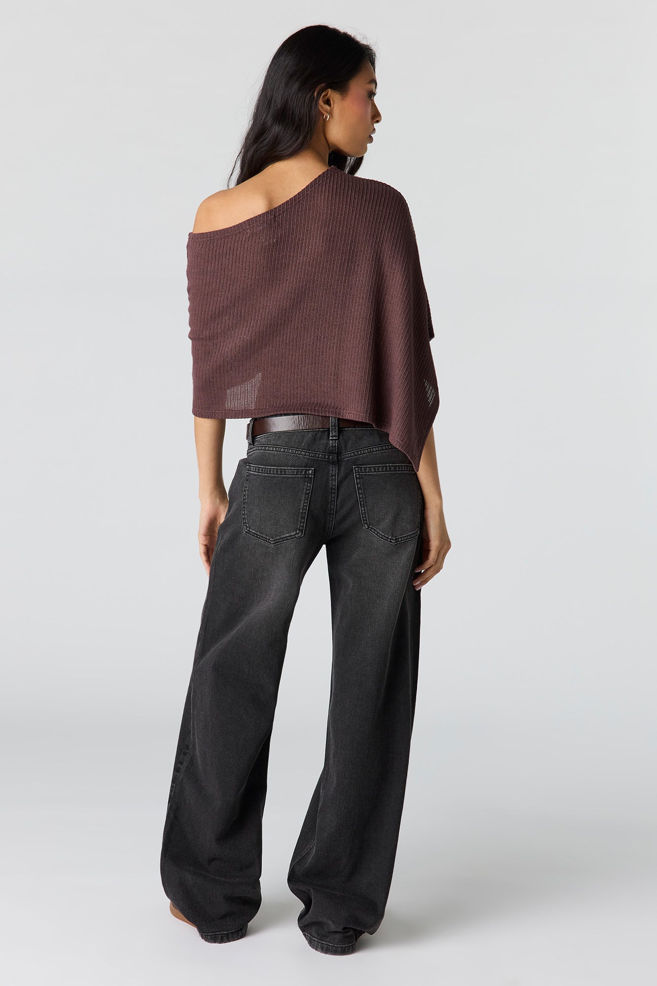 Brooklyn Belted Low Rise Baggy Jean