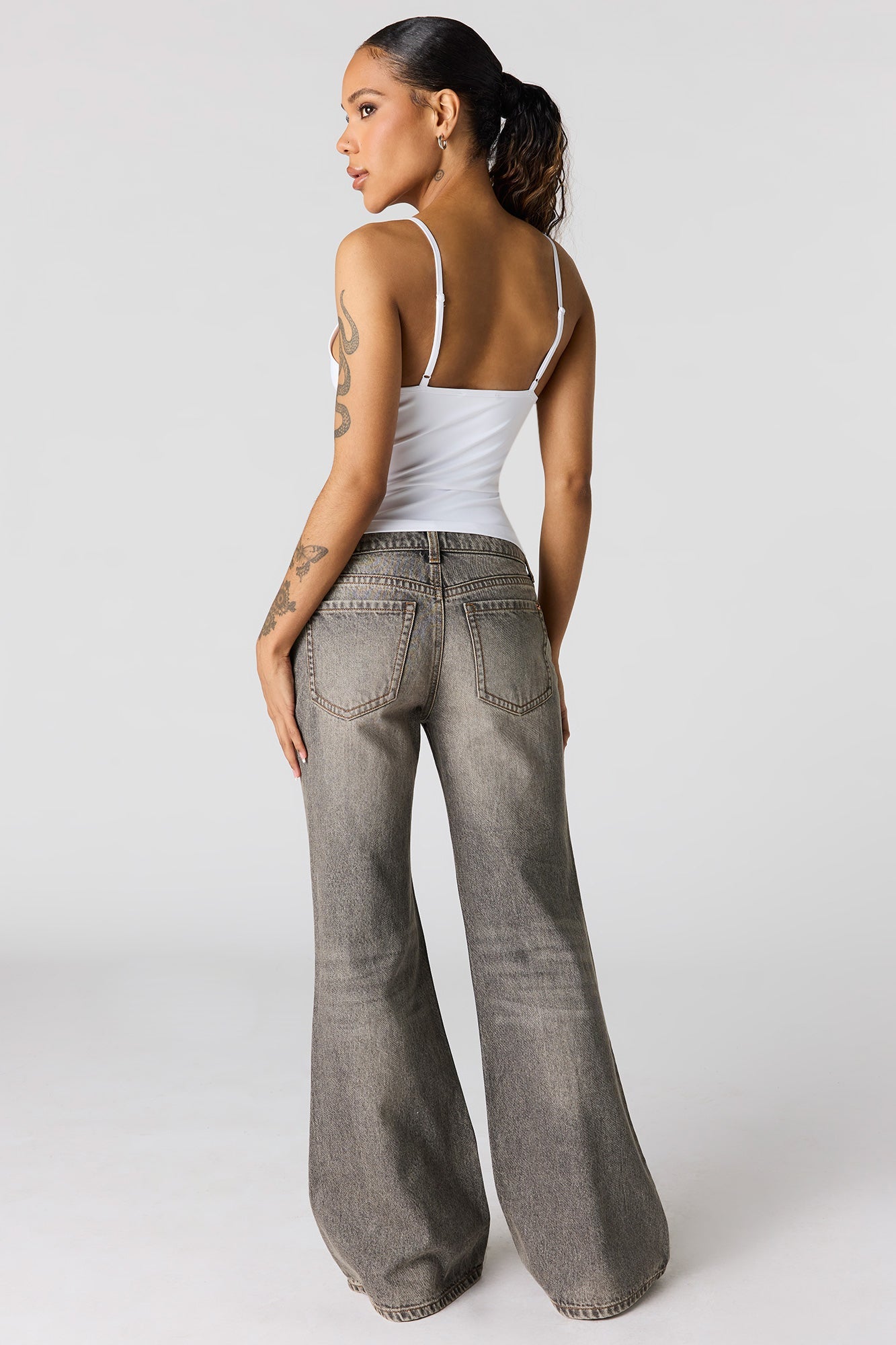 Low Rise Super Flare Jean