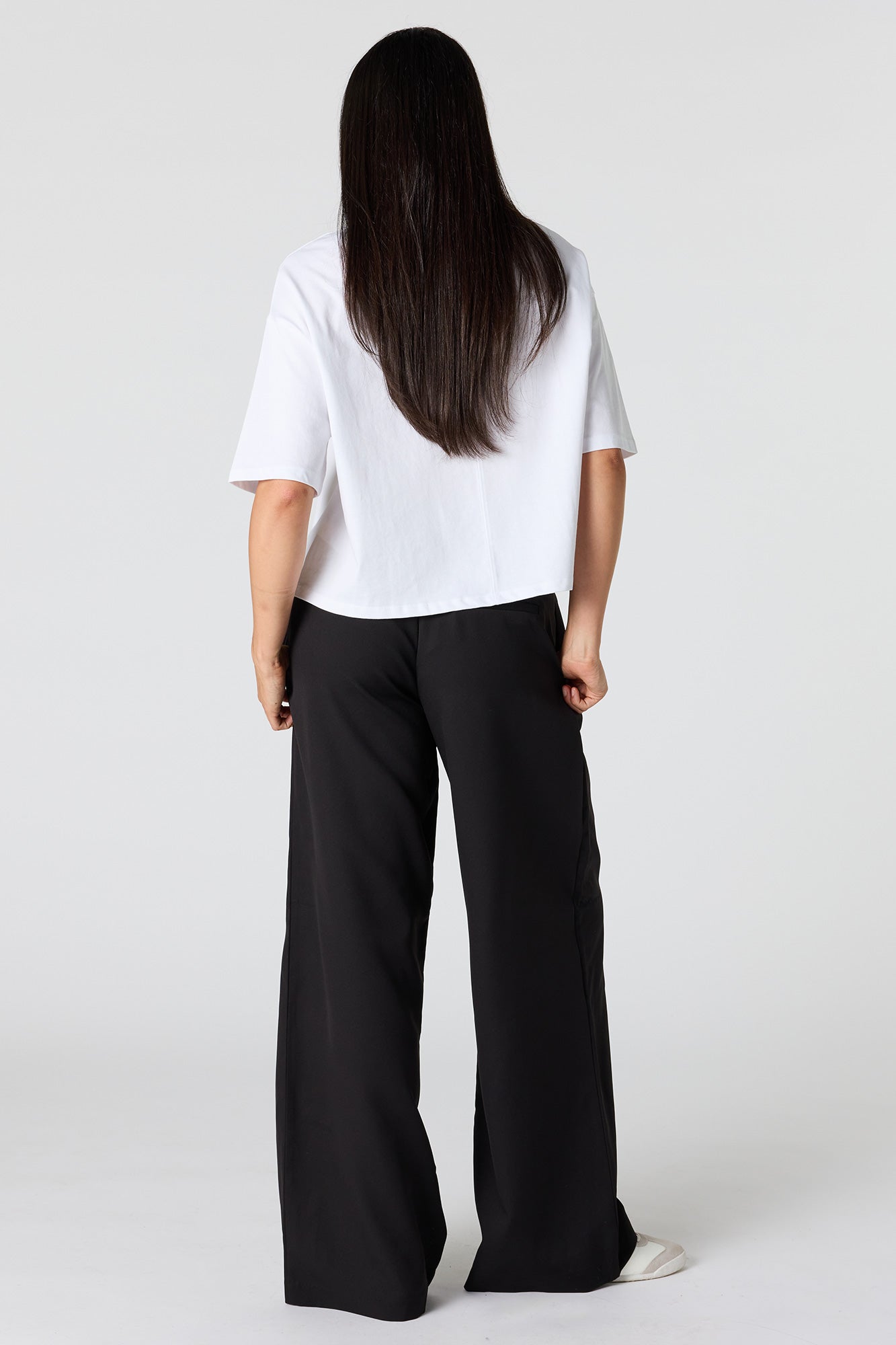Belted Baggy Dress Pant