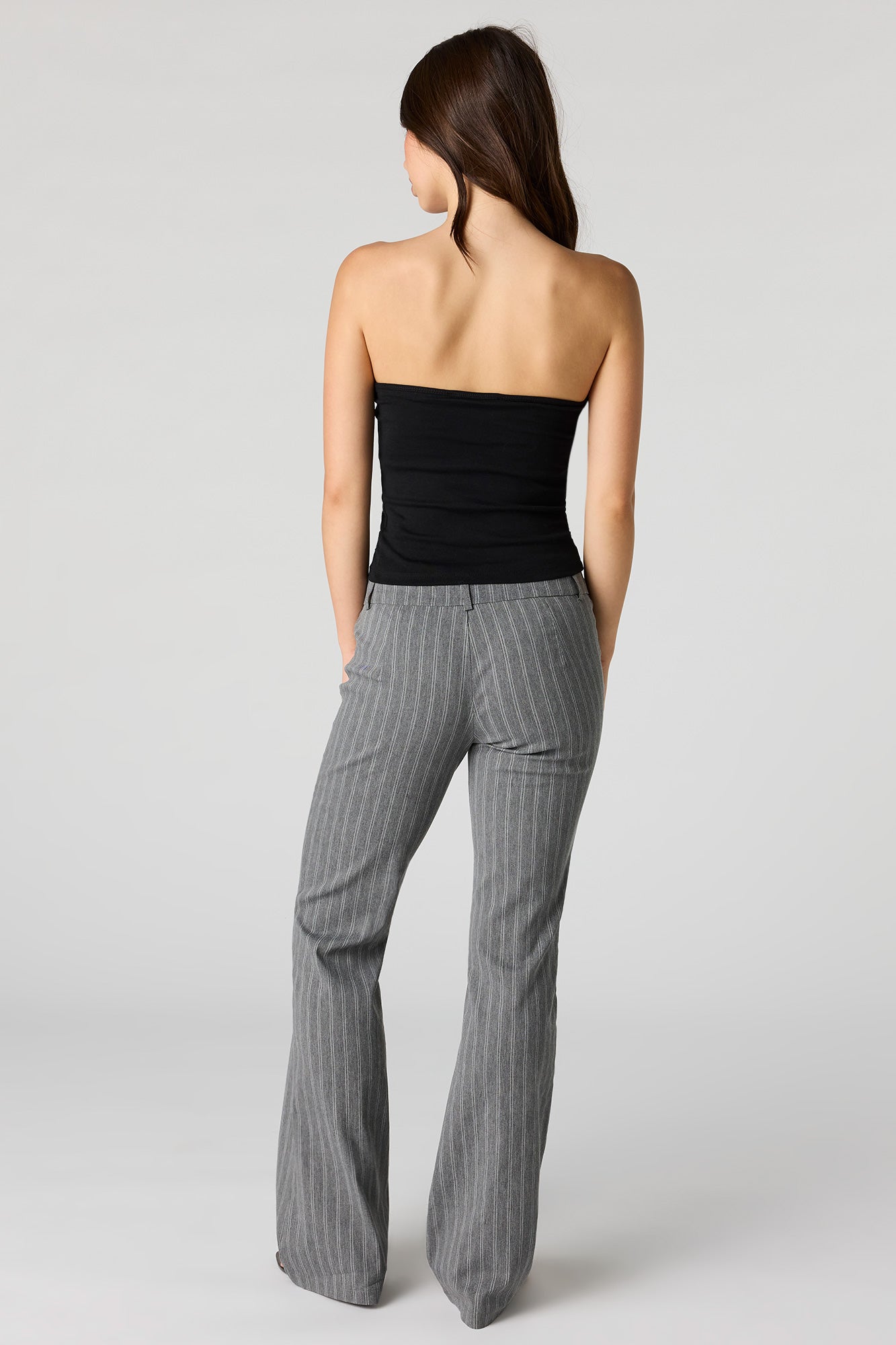 Mid Rise Flare Dress Pant