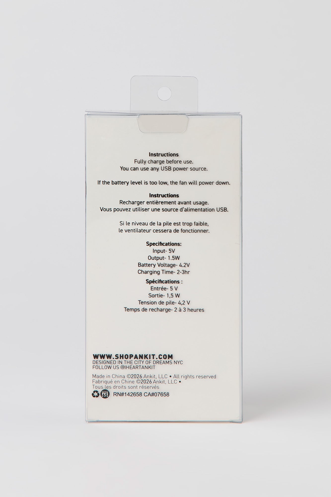 Handheld Fan