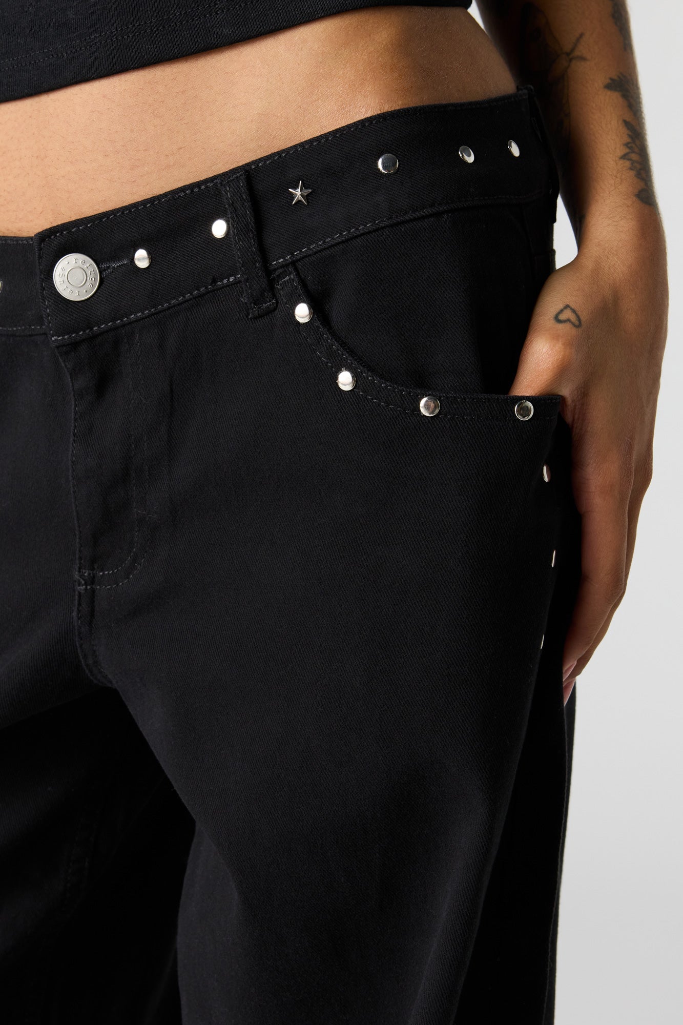 Studded Baggy Pant