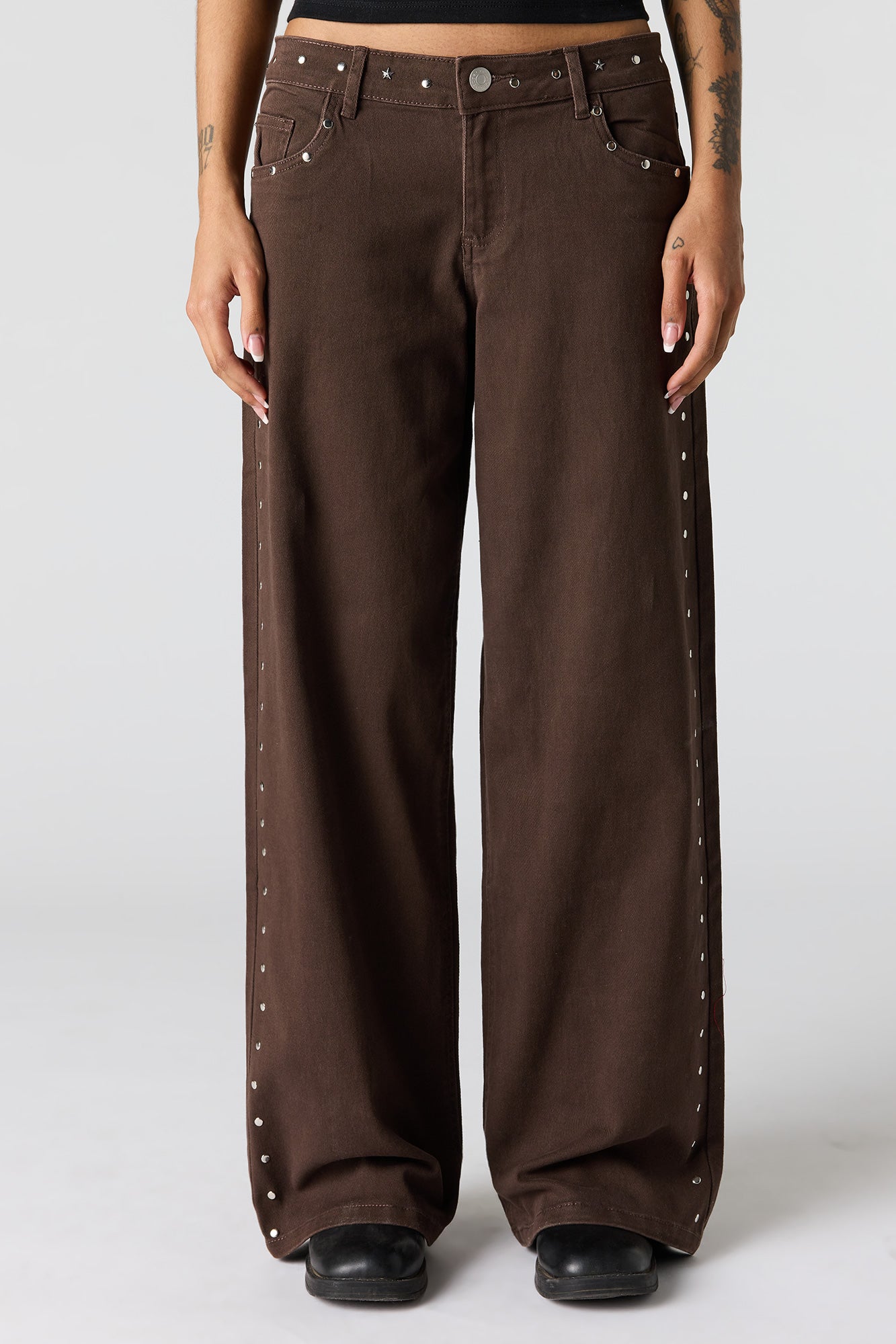 Studded Baggy Pant