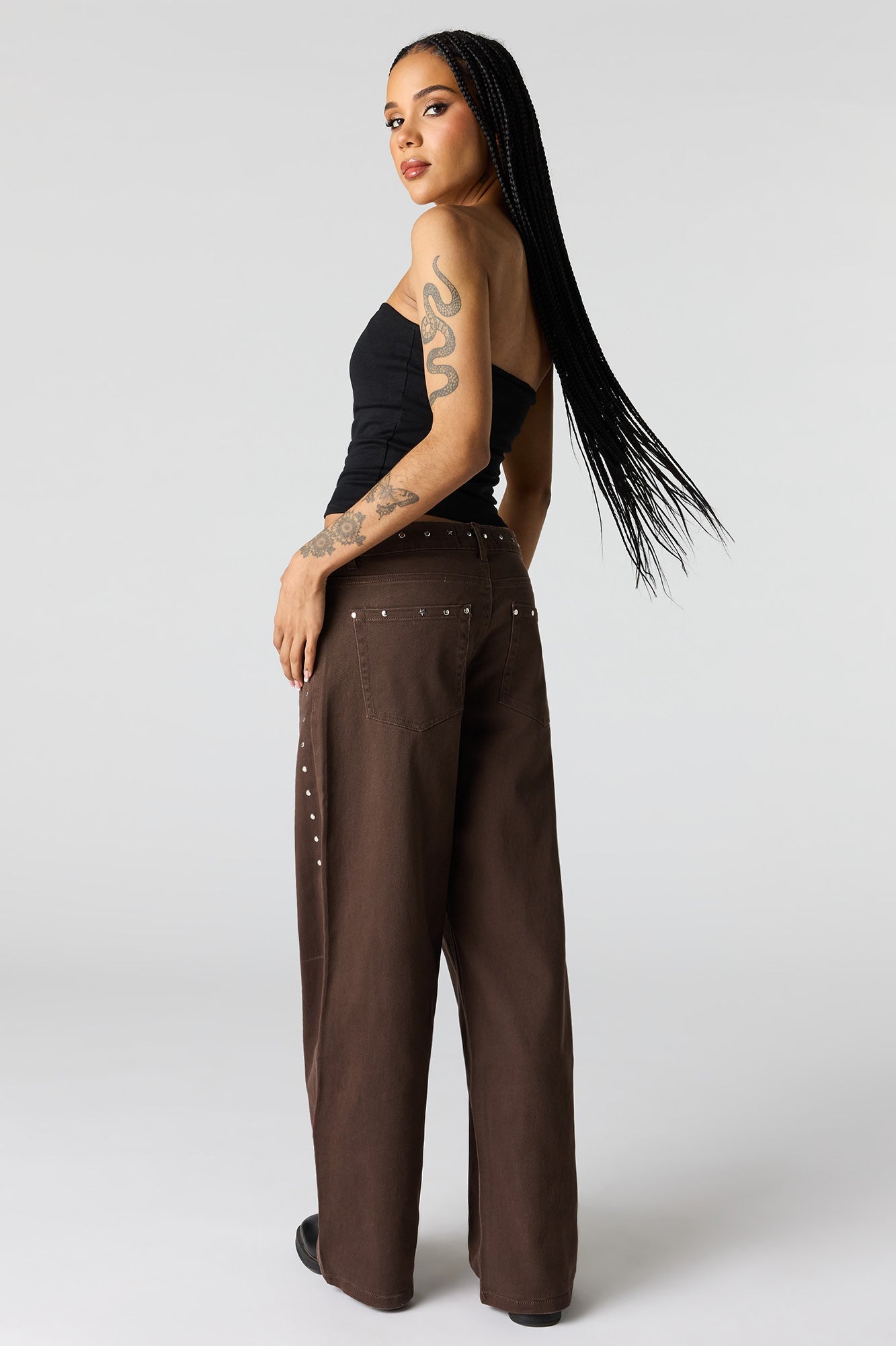 Studded Baggy Pant