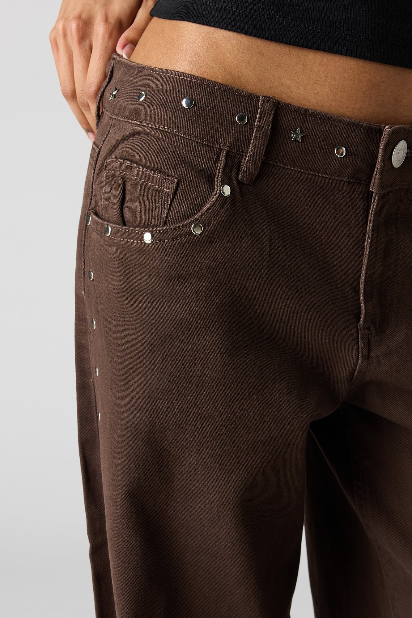 Studded Baggy Pant