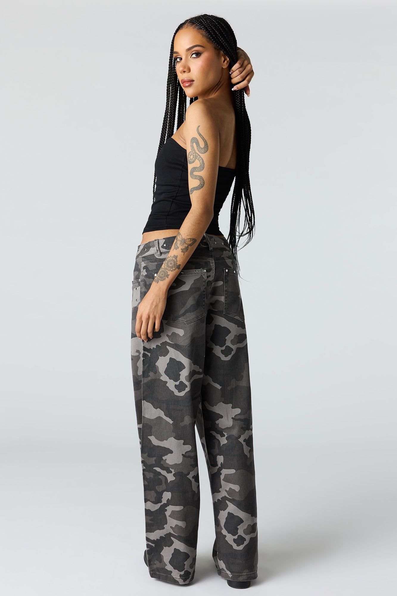 Studded Baggy Pant