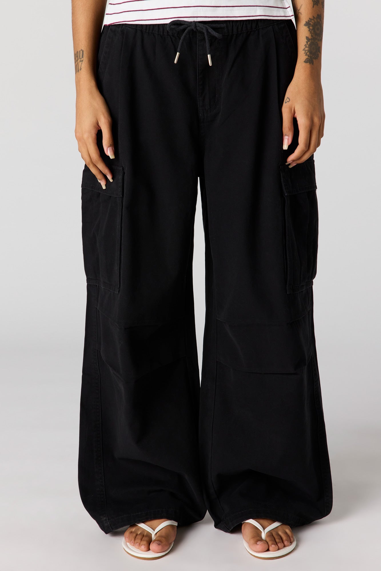 Canvas Parachute Cargo Pant