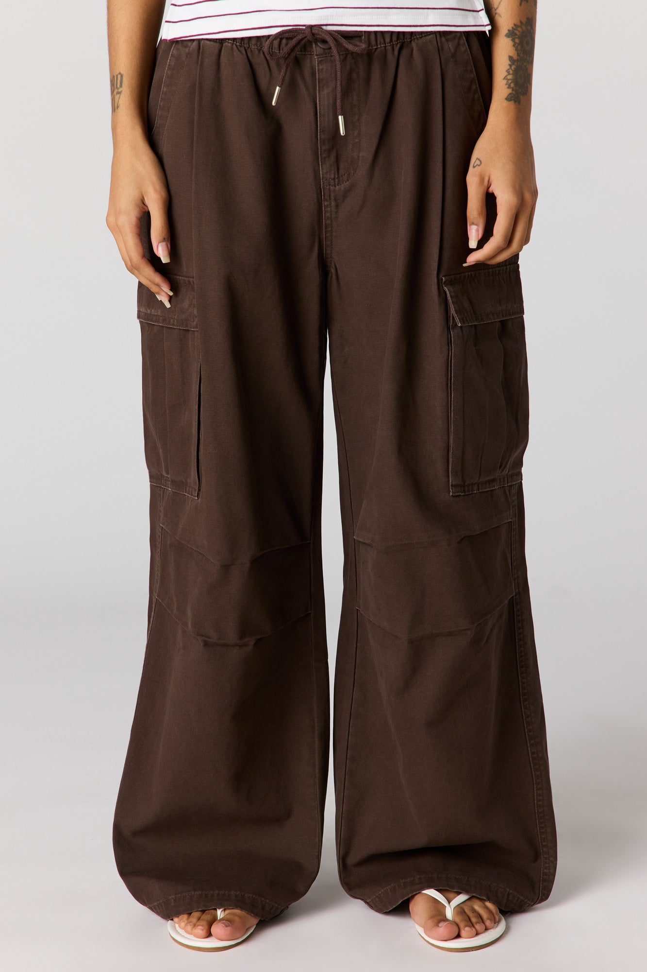 Canvas Parachute Cargo Pant