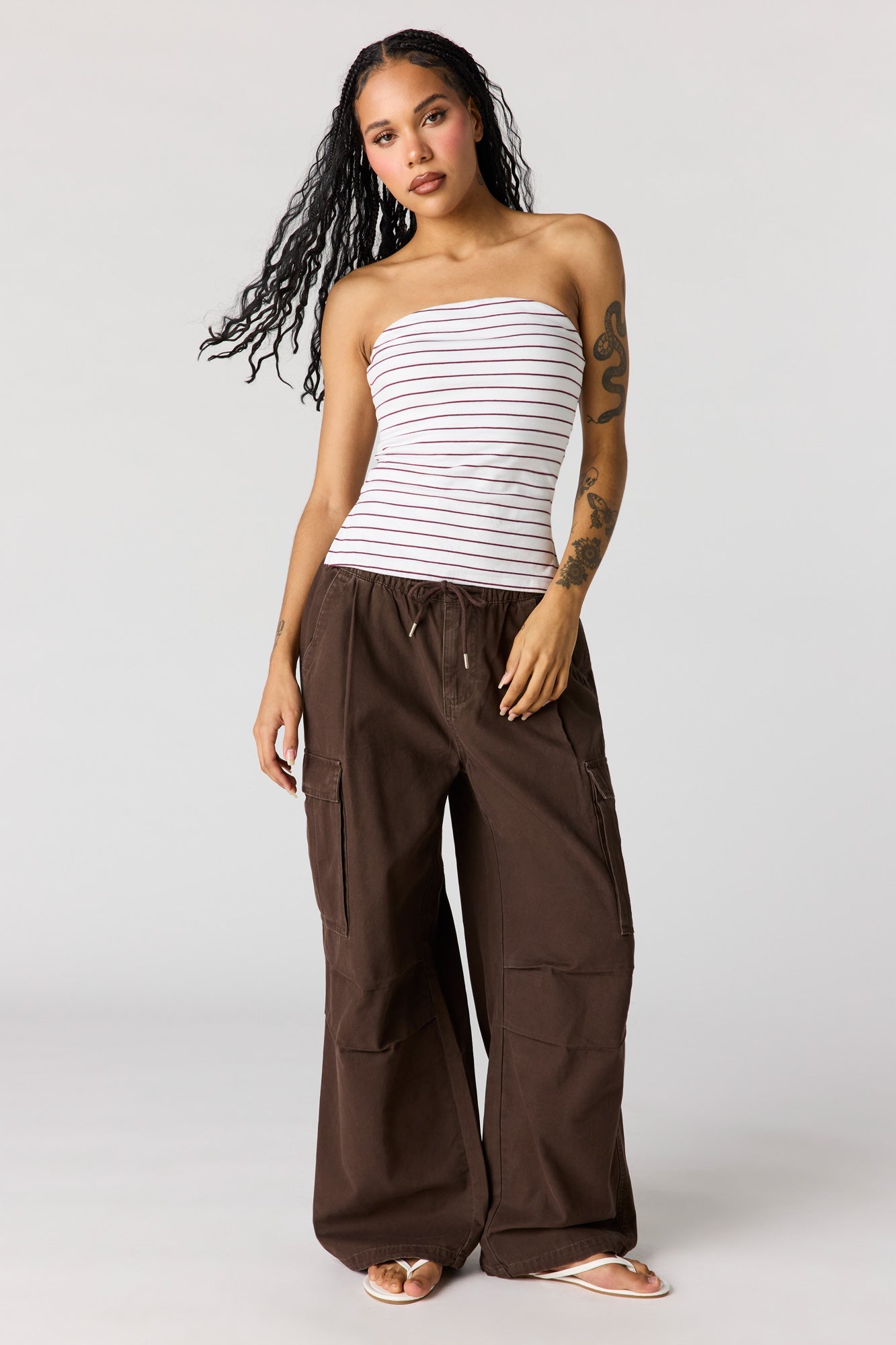 Canvas Parachute Cargo Pant