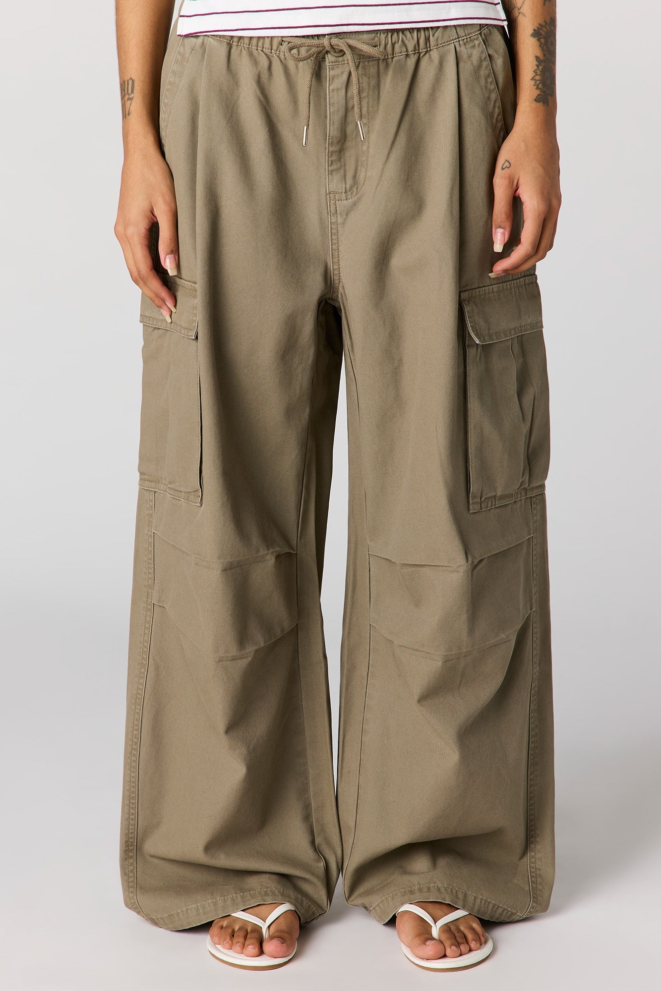 Canvas Parachute Cargo Pant